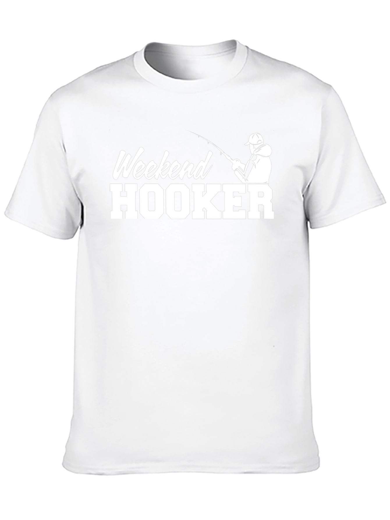 Weekend Hooker Fishing T-Shirt - Black