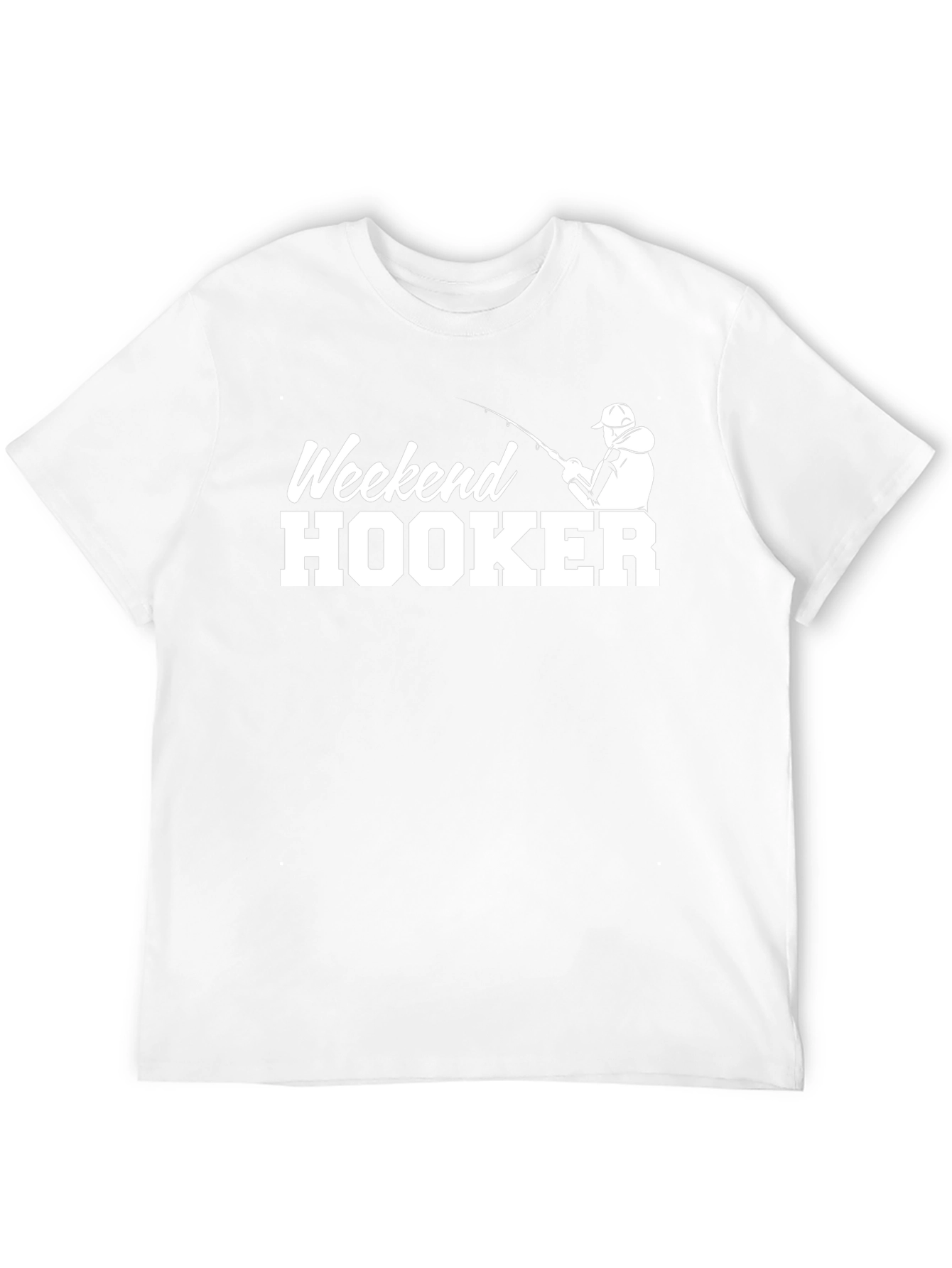 Weekend Hooker Fishing T-Shirt - Black
