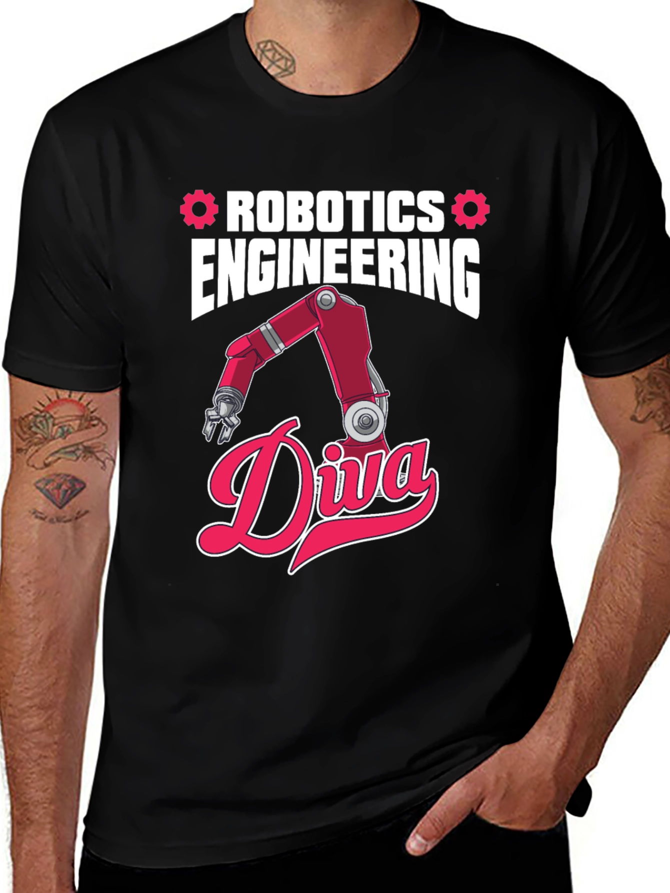 Robotics Engineering Diva T-Shirt - Red