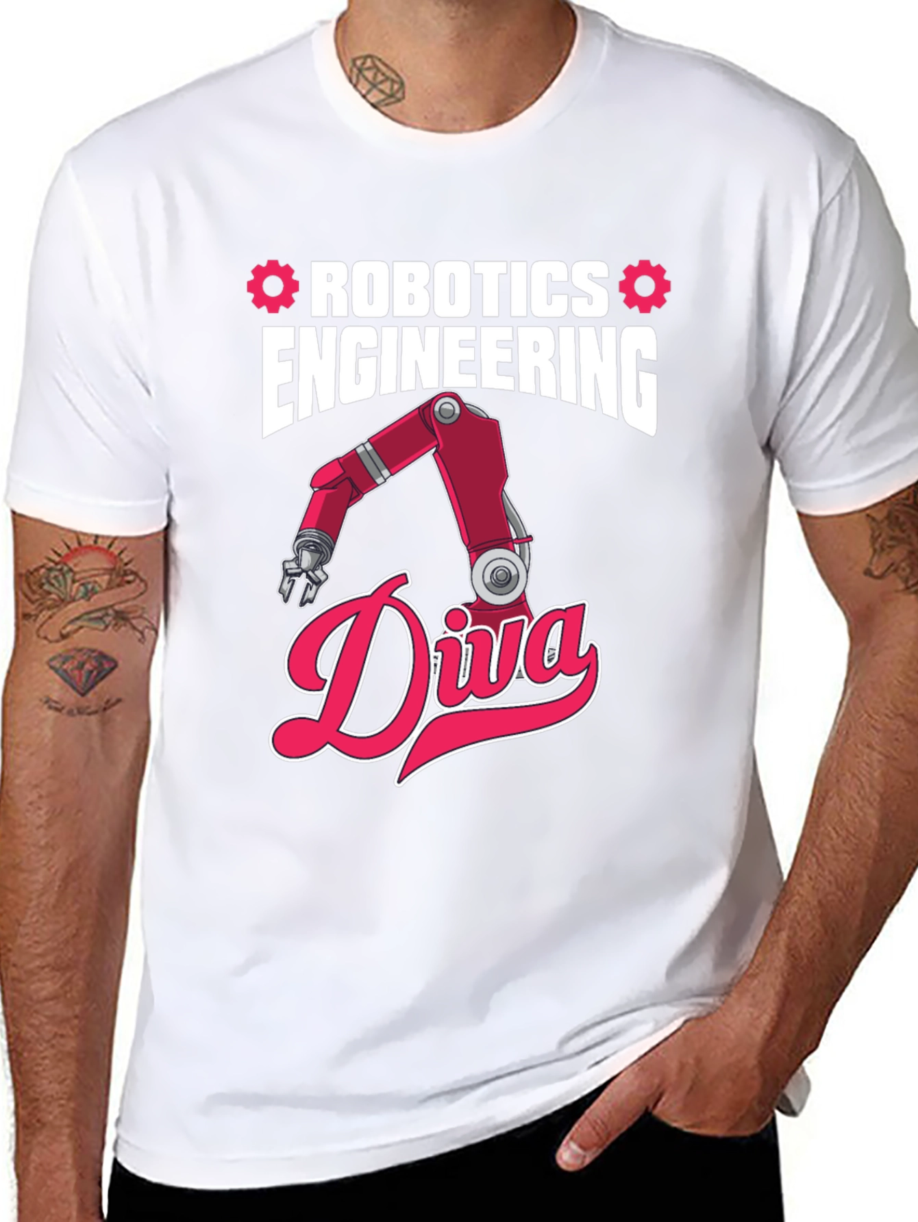Robotics Engineering Diva T-Shirt - Red
