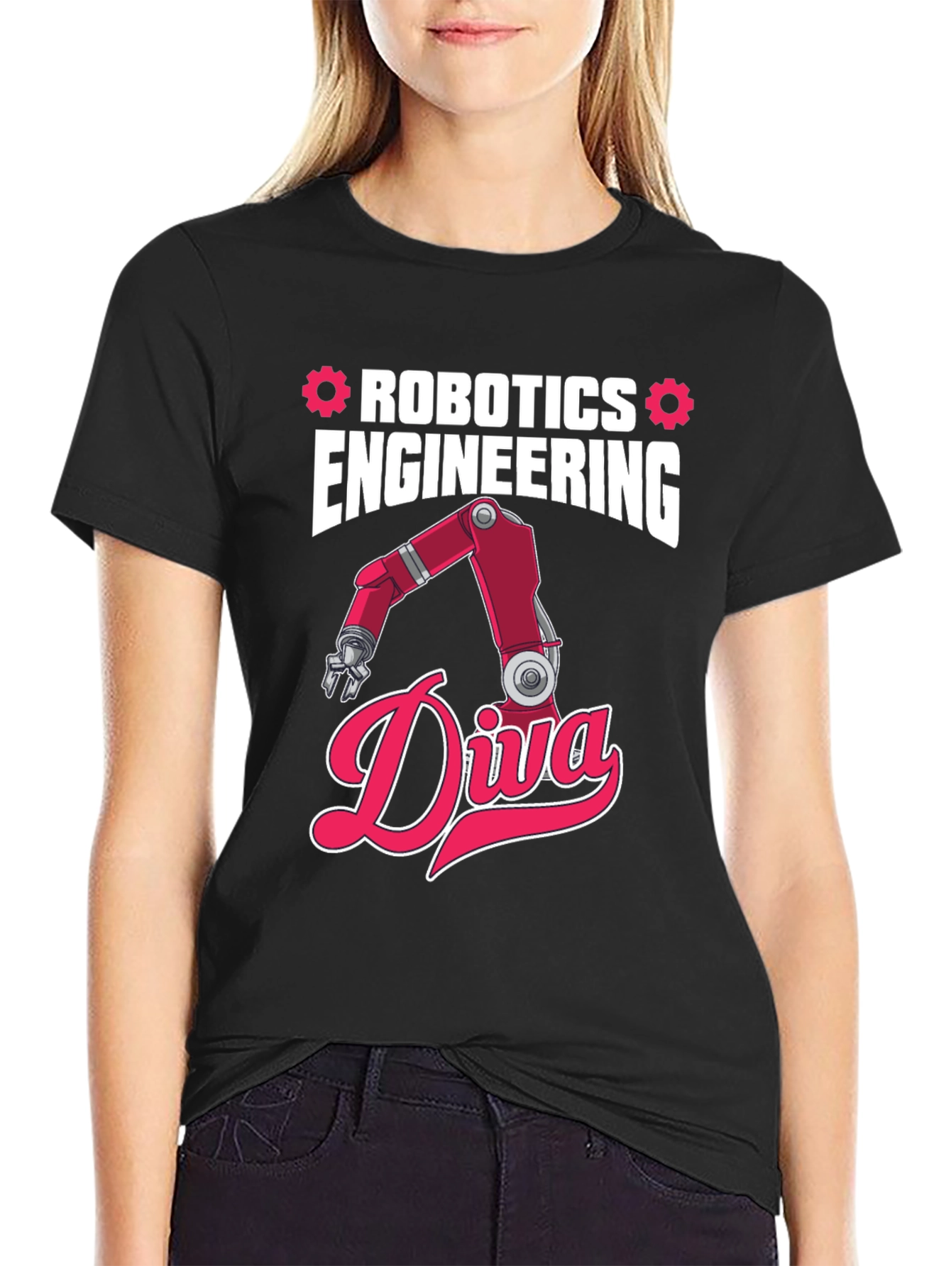 Robotics Engineering Diva T-Shirt - Red