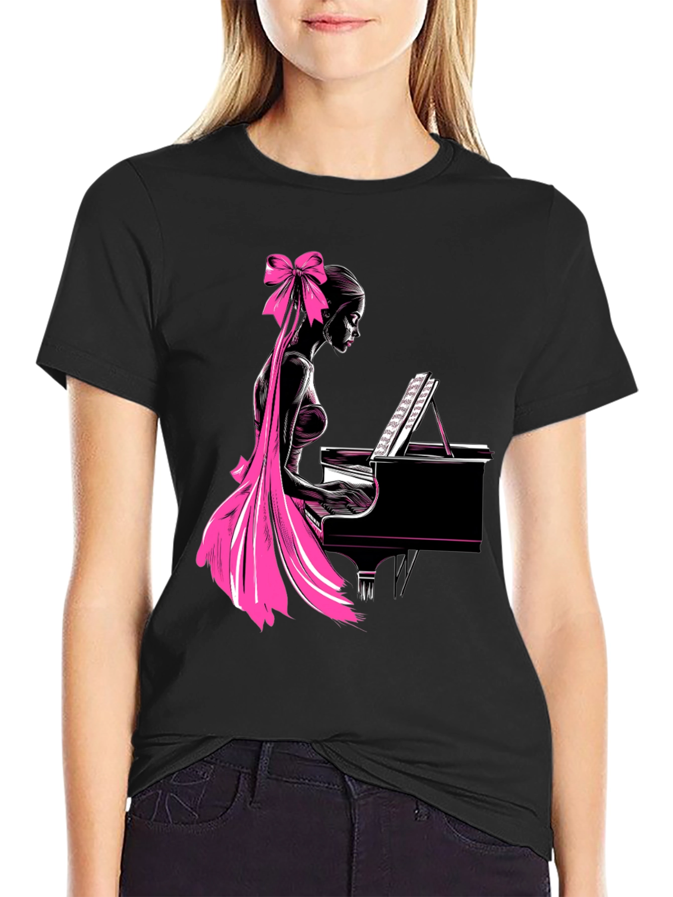 Ballerina Piano T-Shirt