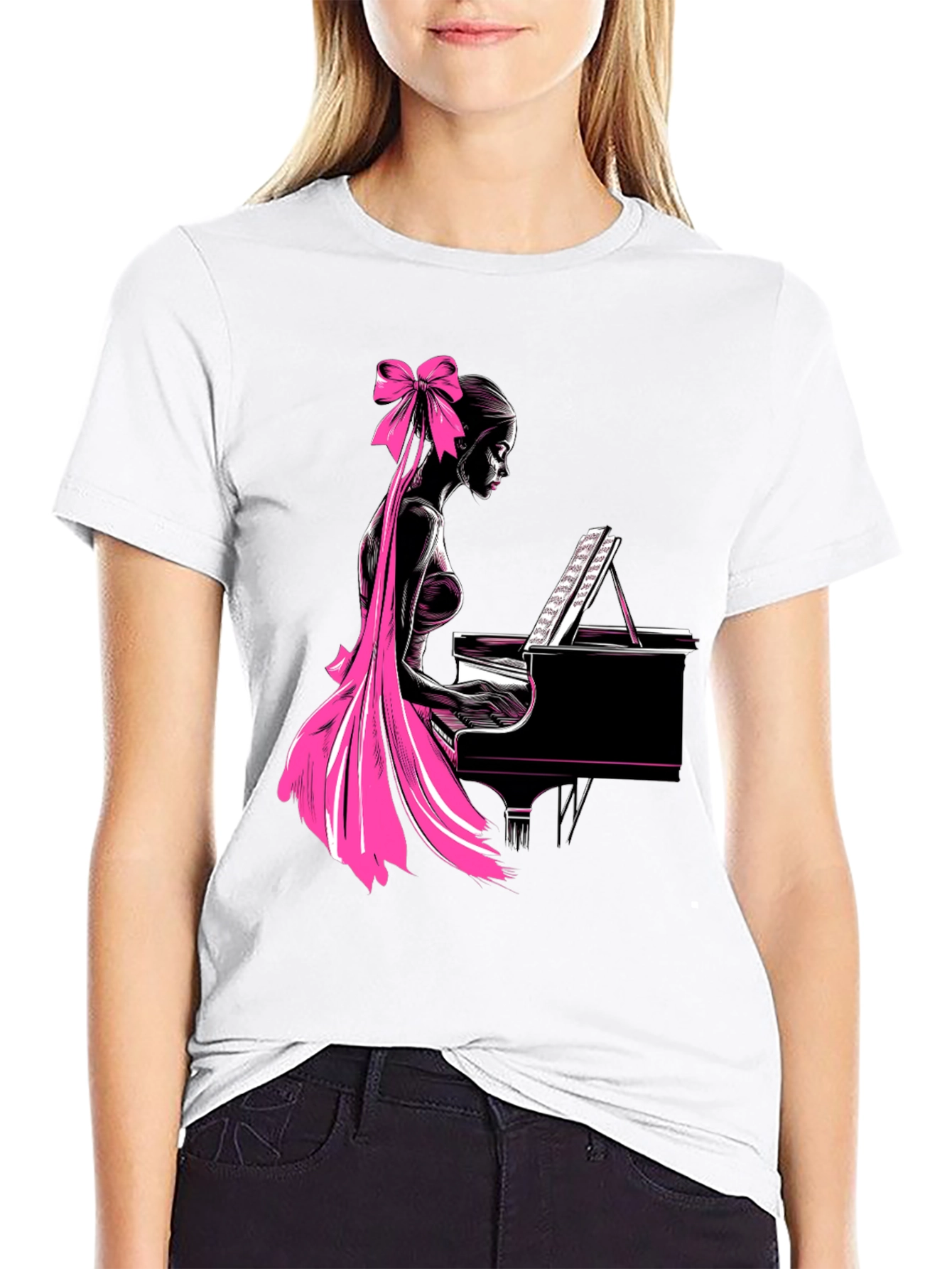 Ballerina Piano T-Shirt
