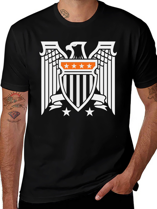 Eagle Shield Graphic Tee - Classic Black T-Shirt