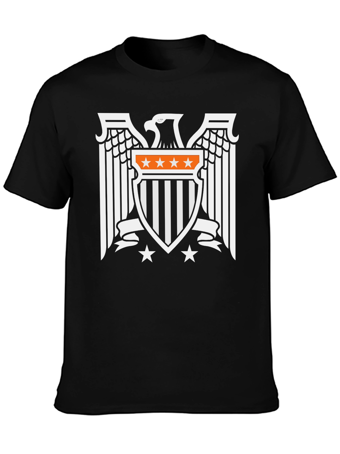 Eagle Shield Graphic Tee - Classic Black T-Shirt