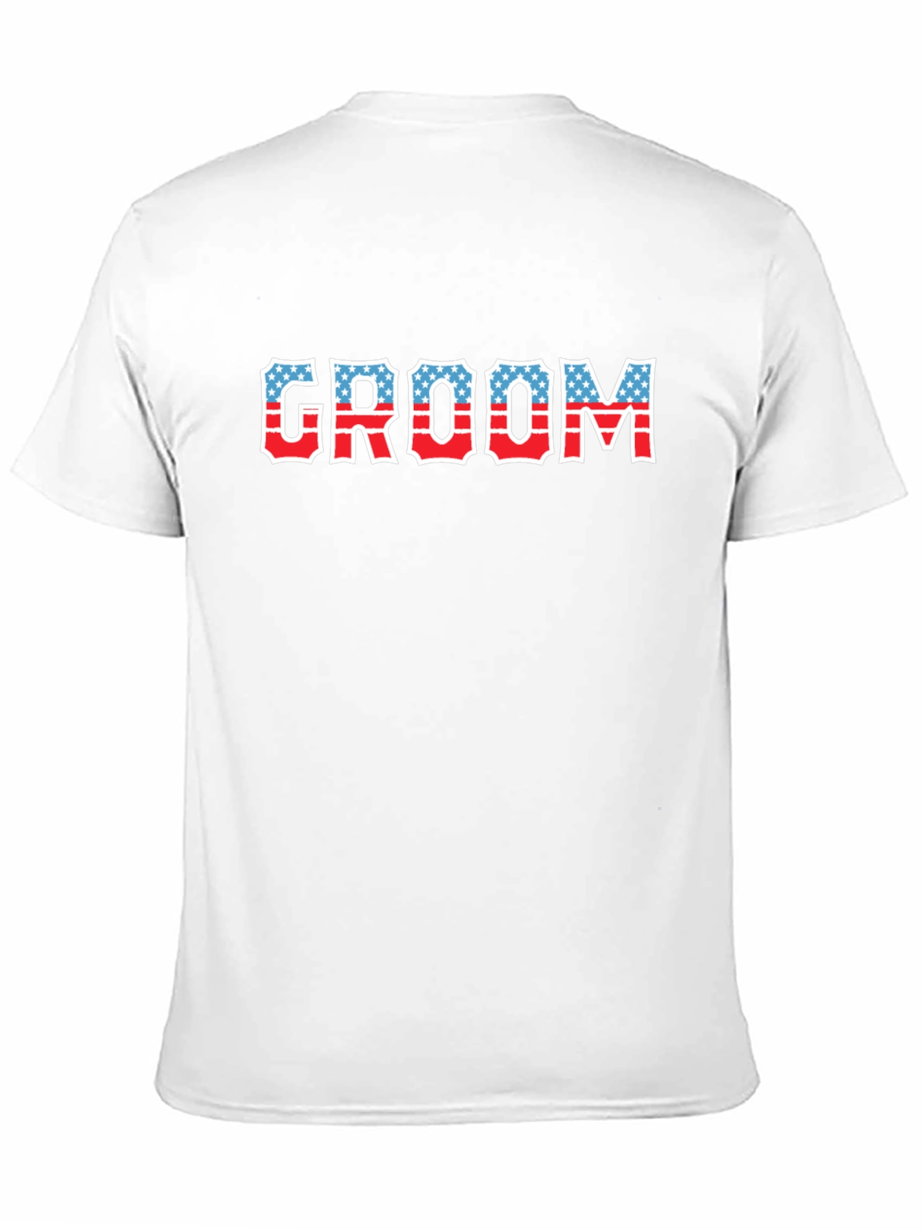 Groom Patriotic USA Flag T-Shirt