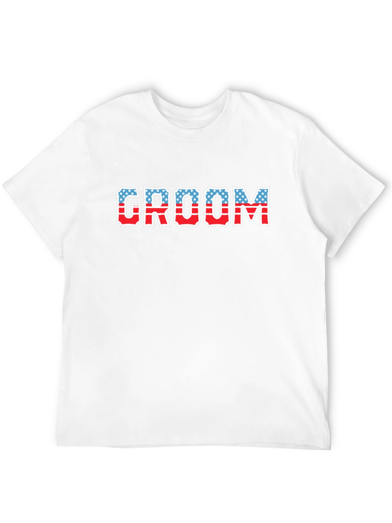Groom Patriotic USA Flag T-Shirt