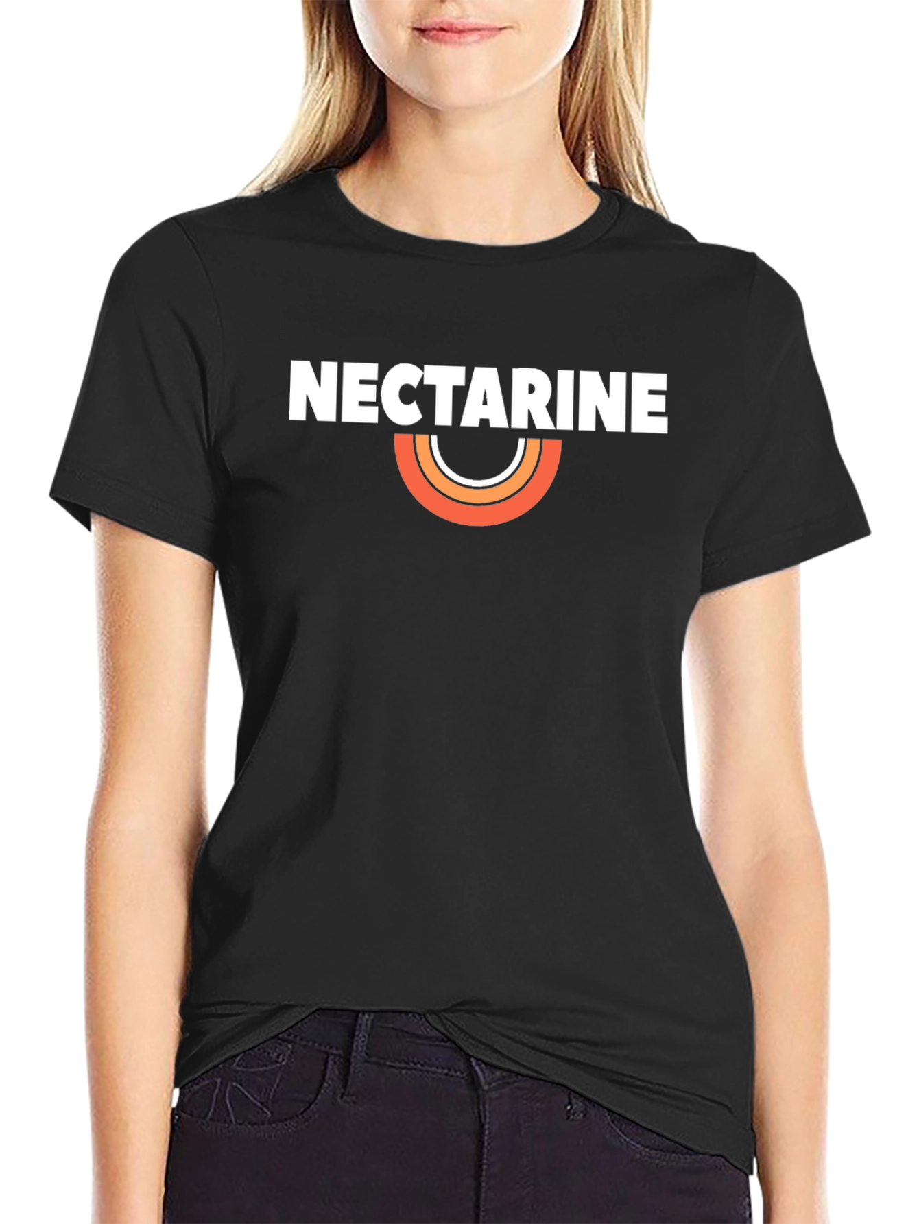 Nectarine Graphic Tee - Fruit Lovers T-Shirt