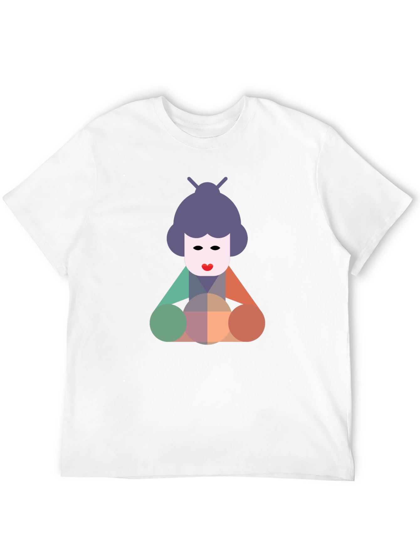 Geometric Geisha Graphic Tee
