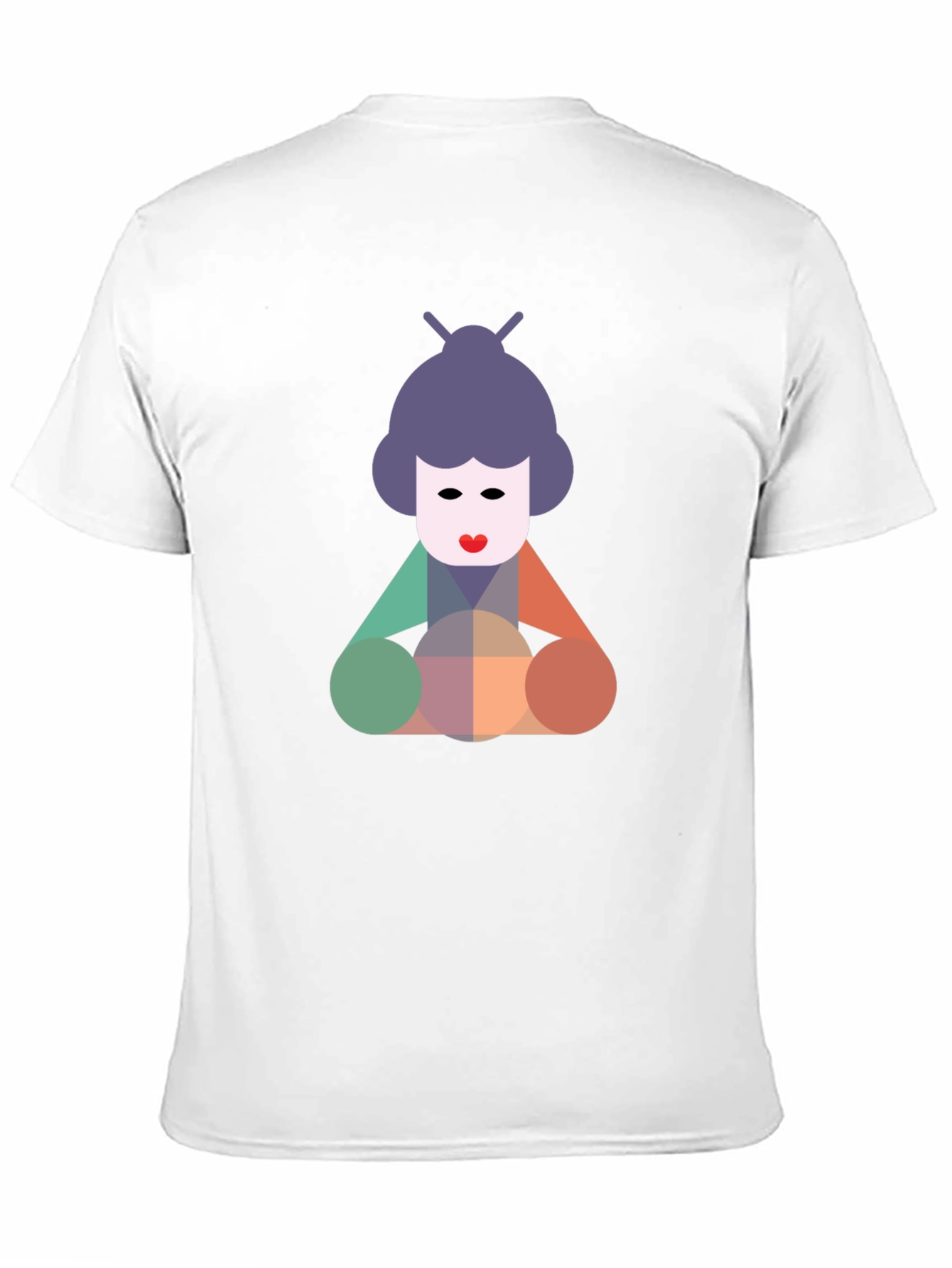 Geometric Geisha Graphic Tee