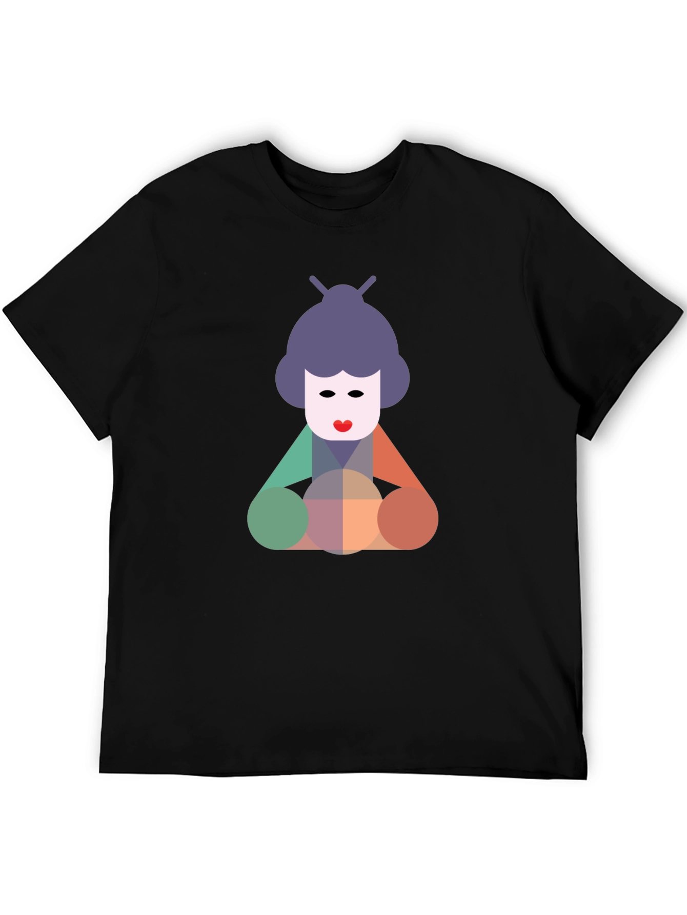 Geometric Geisha Graphic Tee