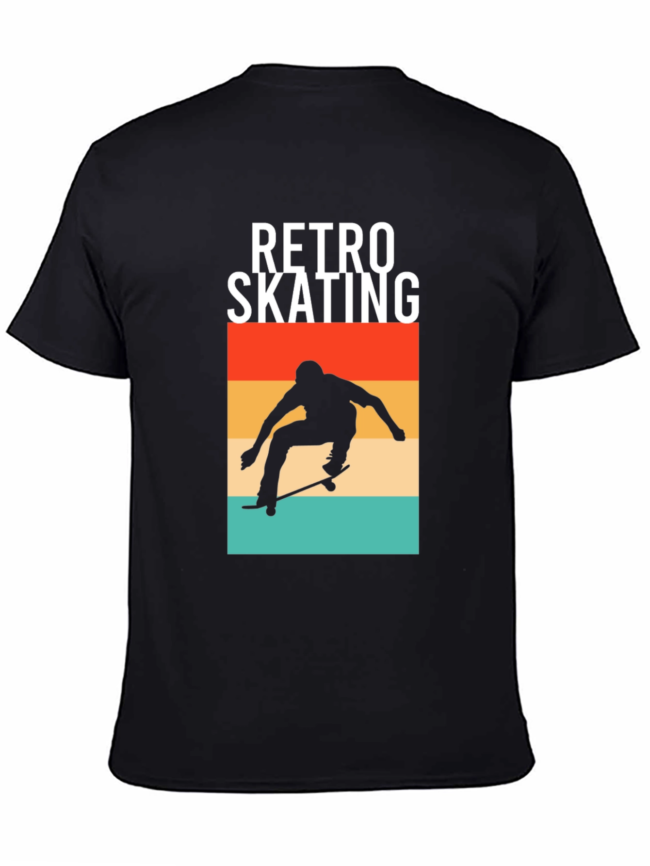 Retro Skating T-Shirt - Classic Skateboard Design