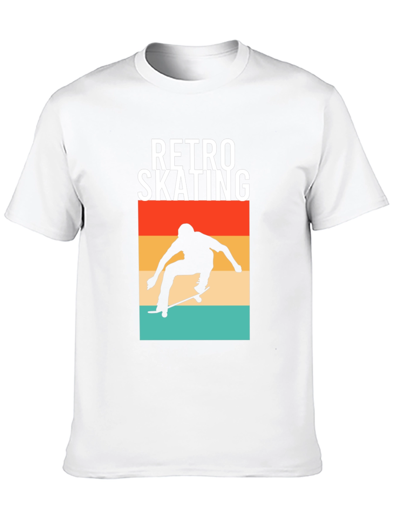 Retro Skating T-Shirt - Classic Skateboard Design