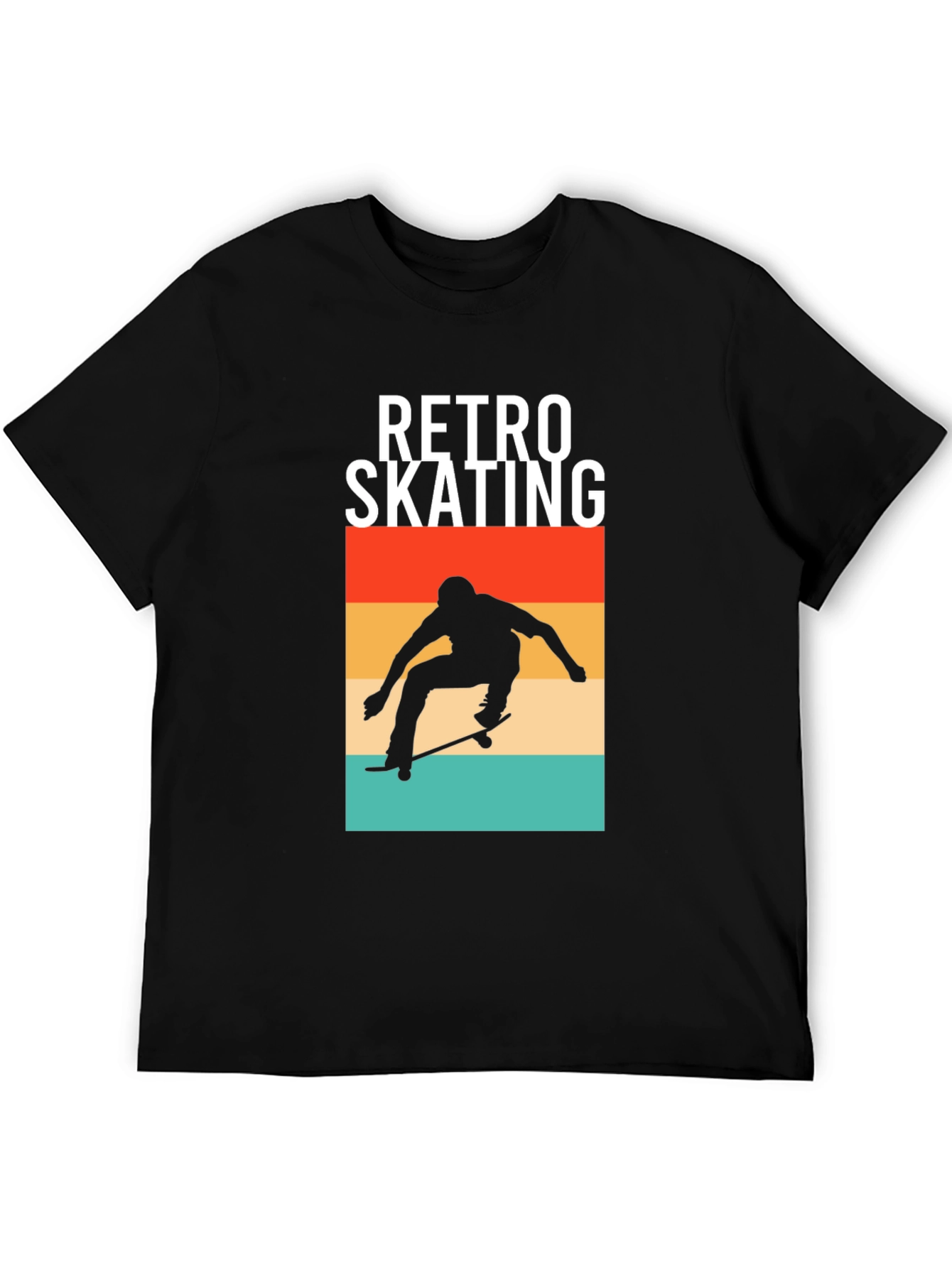 Retro Skating T-Shirt - Classic Skateboard Design