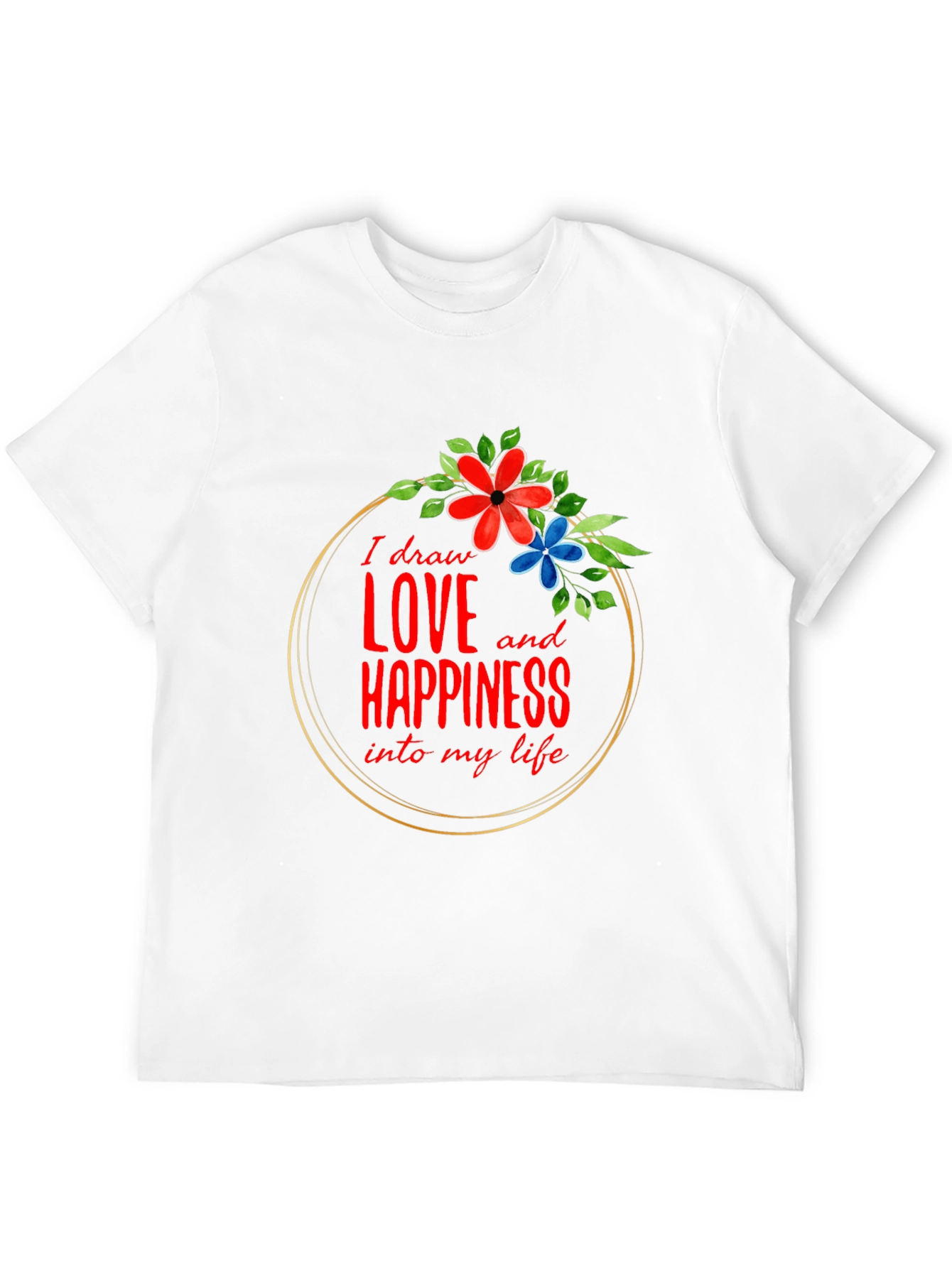 Love and Happiness Graphic Tee - Black