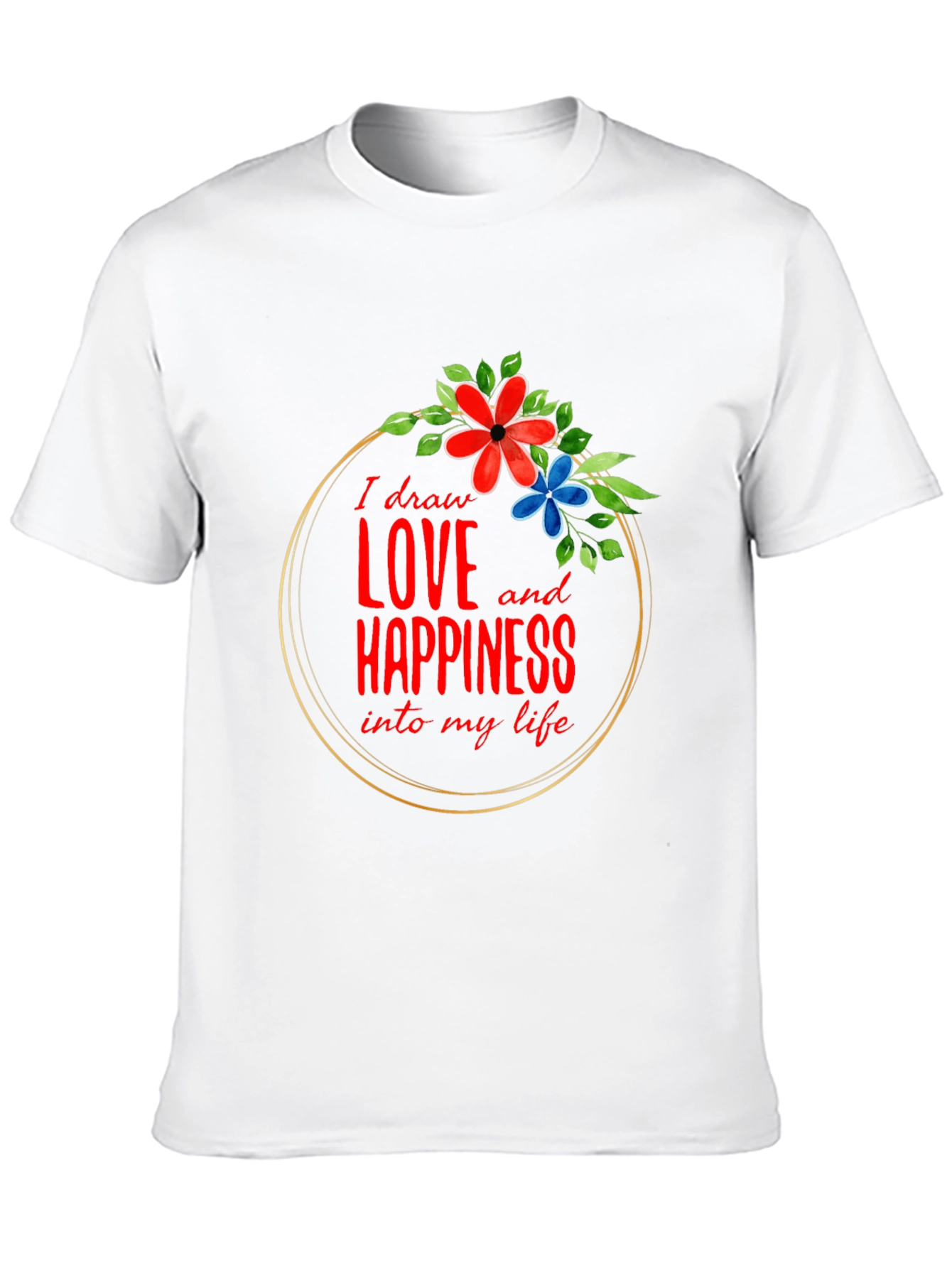 Love and Happiness Graphic Tee - Black