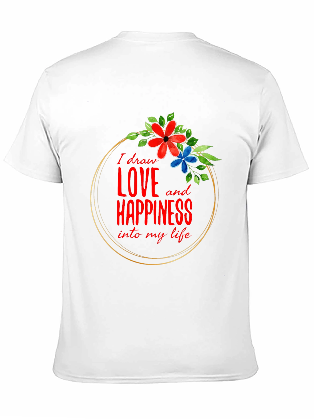 Love and Happiness Graphic Tee - Black