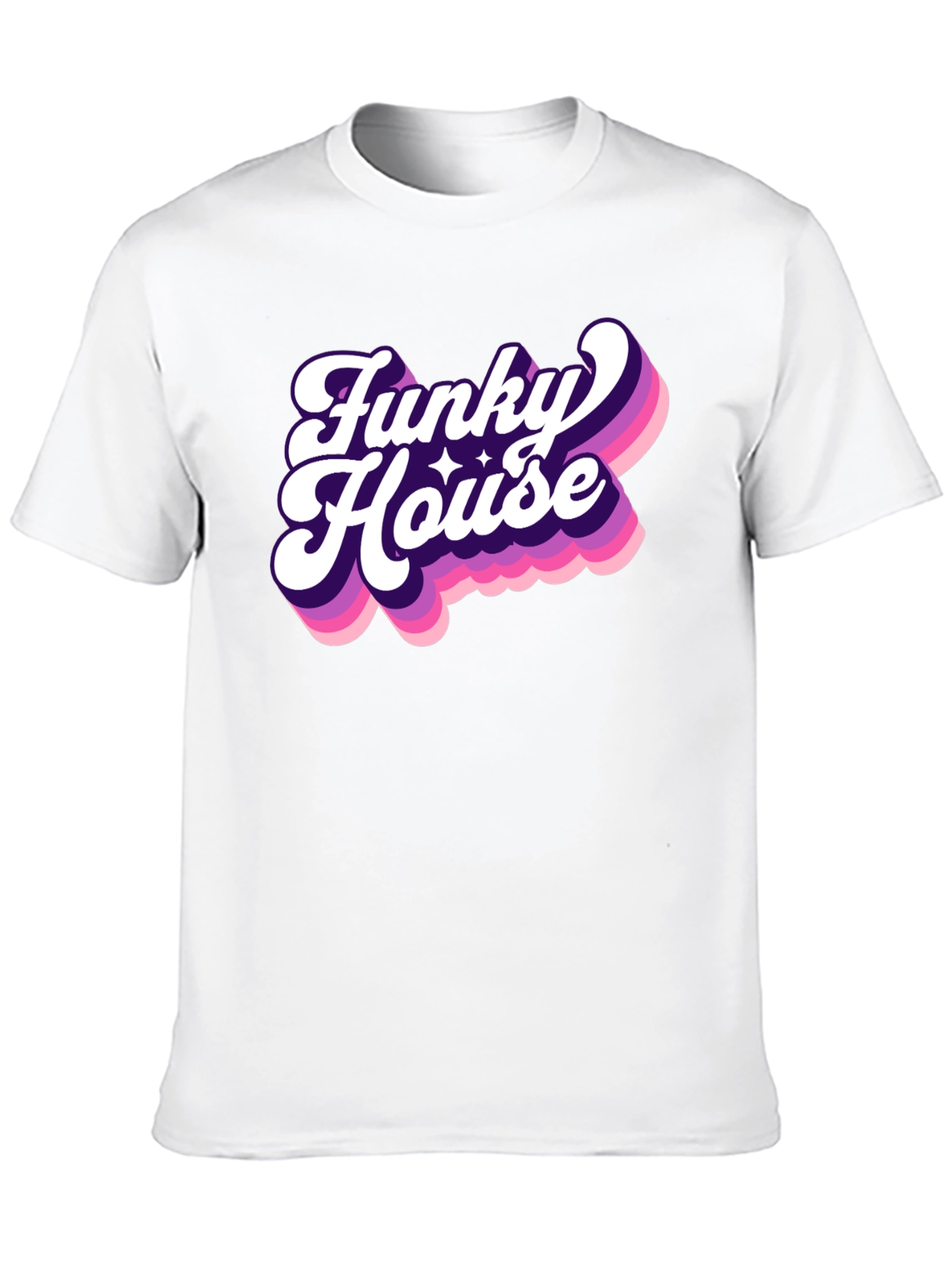 Funky House Black Graphic Tee