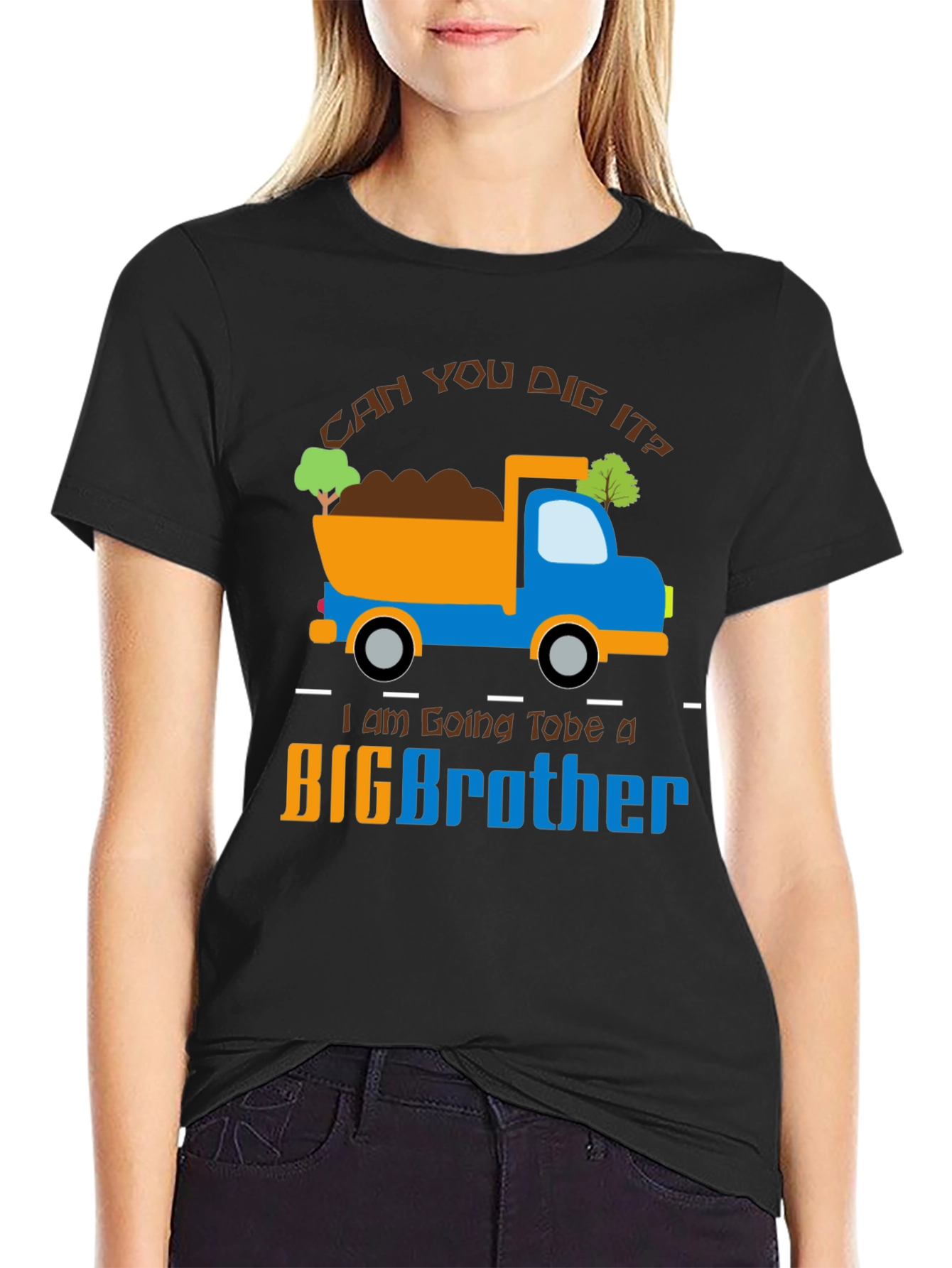 Big Brother Construction Truck T-Shirt