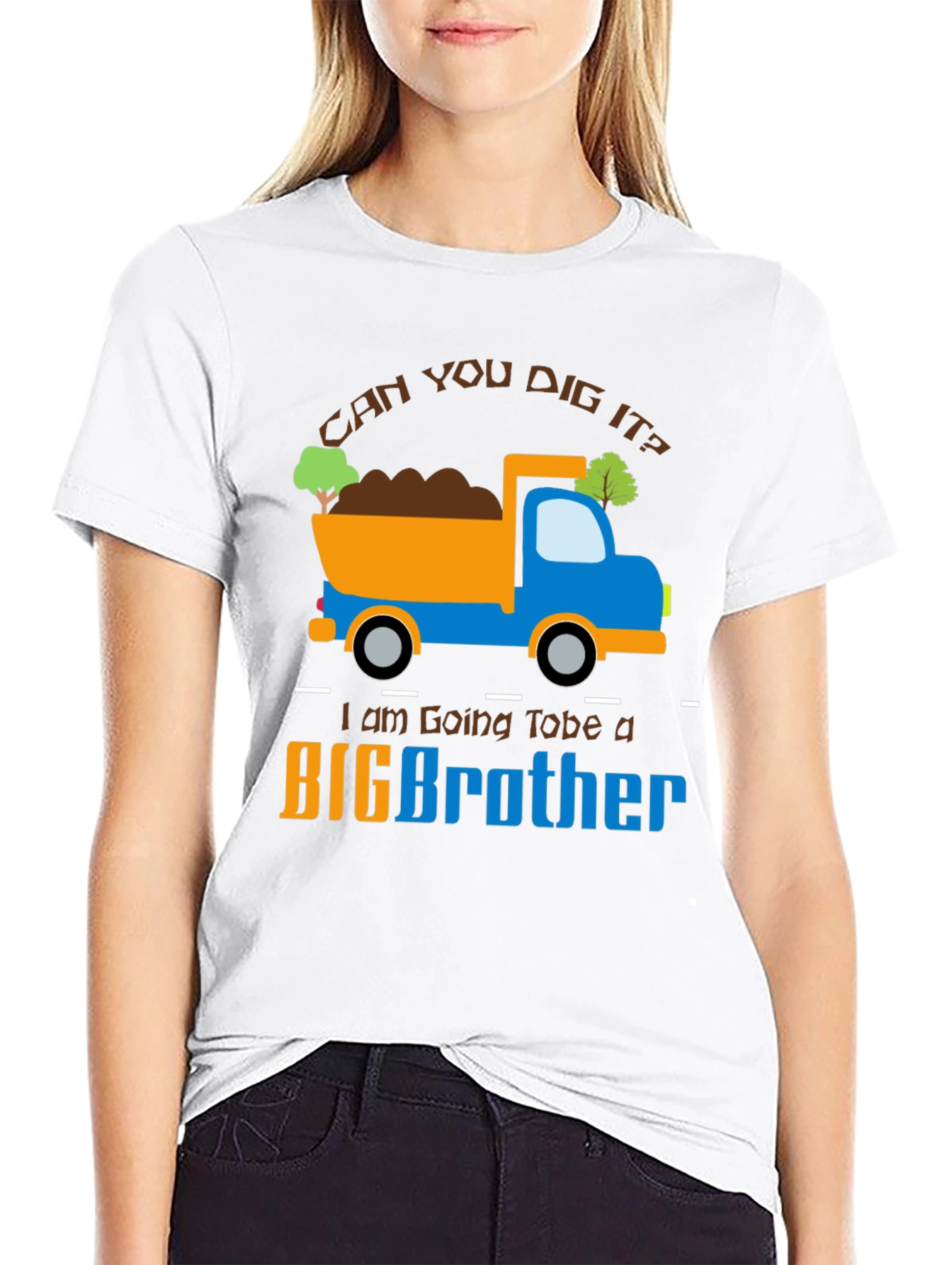 Big Brother Construction Truck T-Shirt