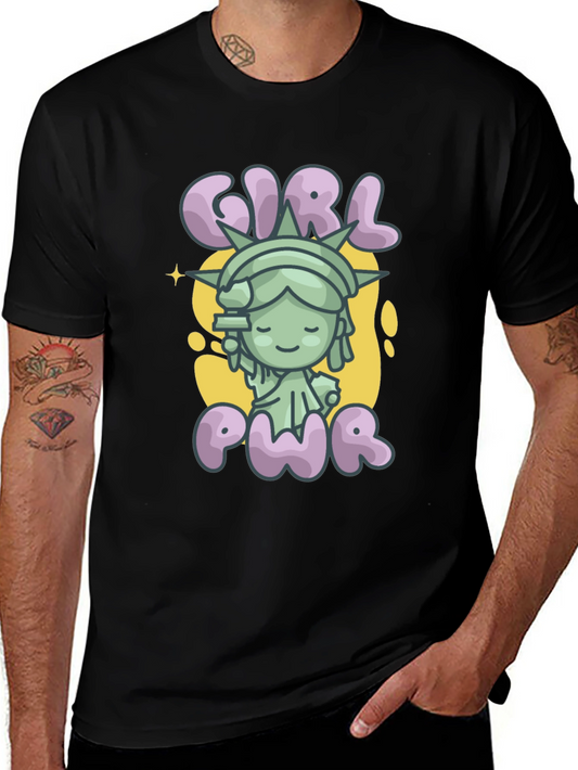 Girl Pwr Graphic Tee - Empowering Womens T-Shirt