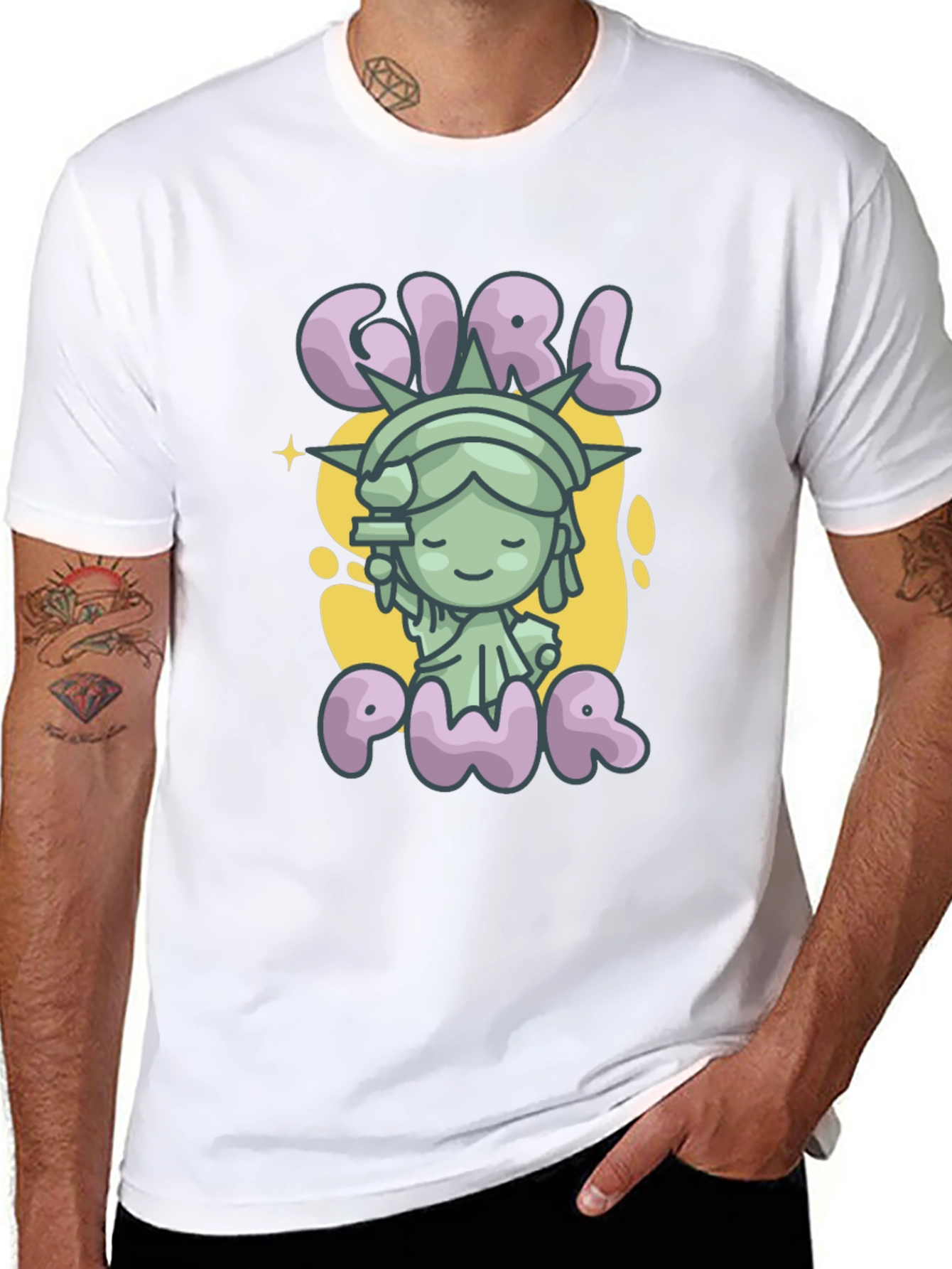 Girl Pwr Graphic Tee - Empowering Womens T-Shirt