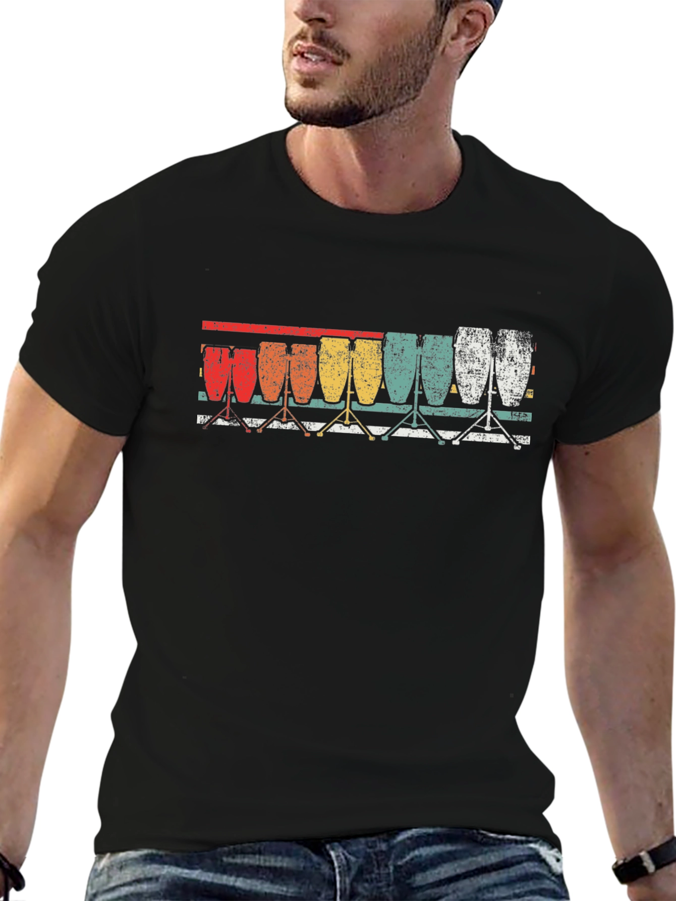 Retro Conga Drum T-Shirt