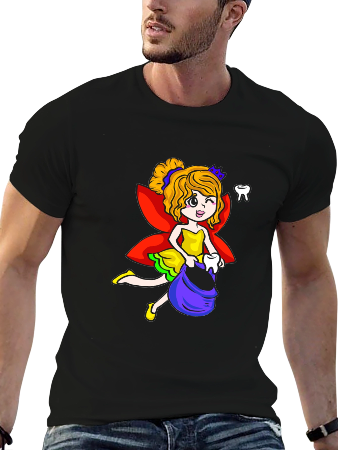 Tooth Fairy T-Shirt Funny Dental Hygienist Tee