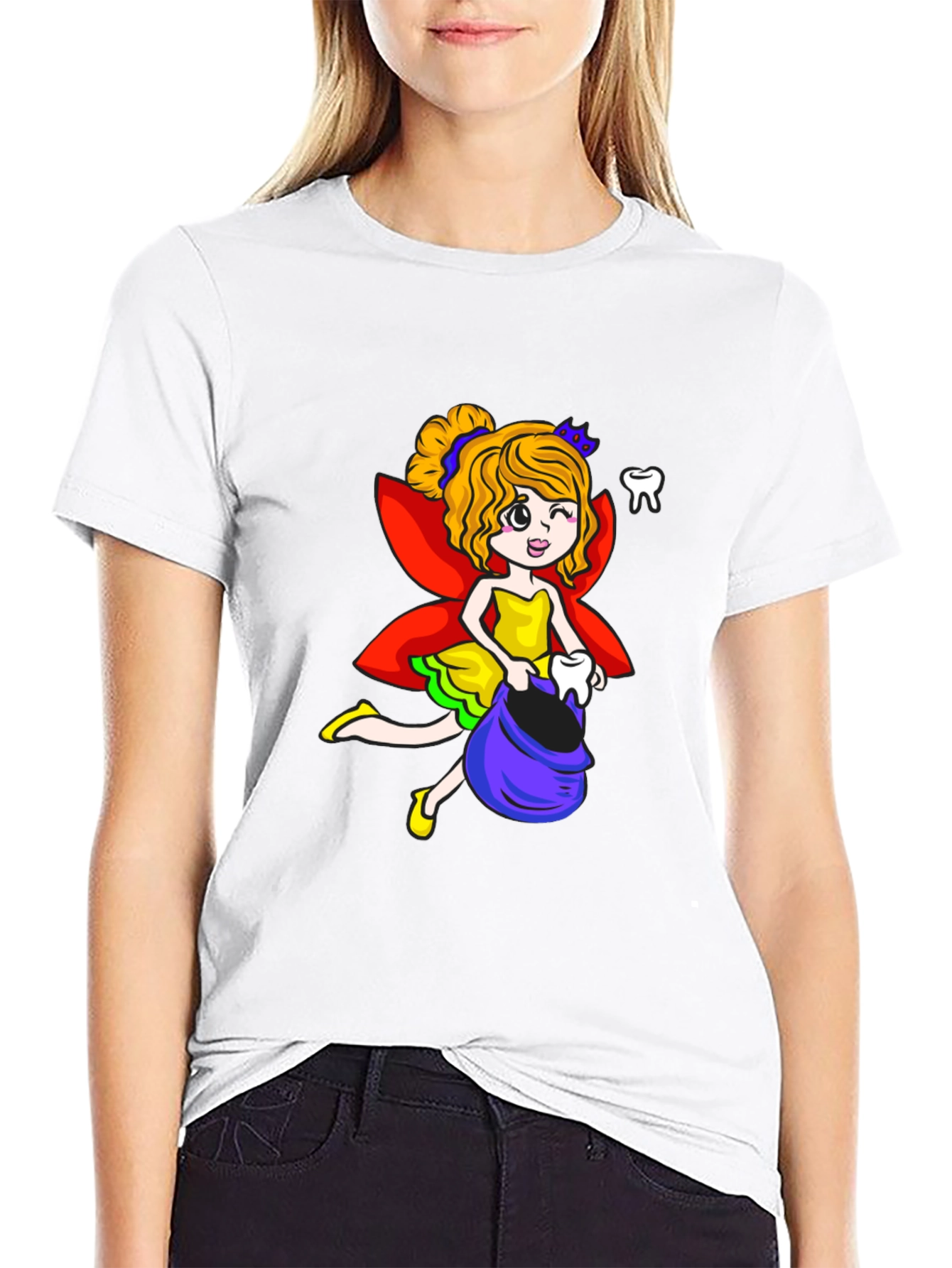 Tooth Fairy T-Shirt Funny Dental Hygienist Tee