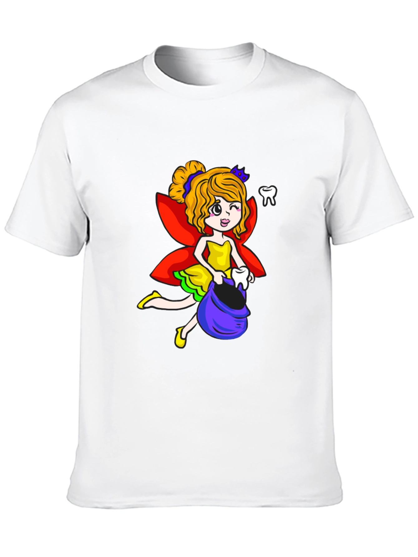 Tooth Fairy T-Shirt Funny Dental Hygienist Tee