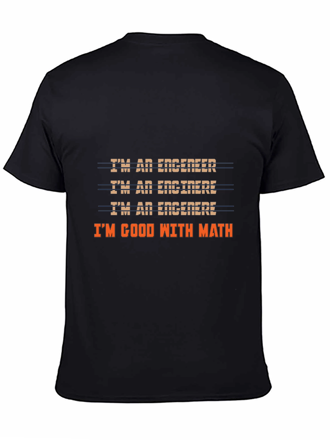 Funny Engineer T-Shirt: Im Good With Math Tee