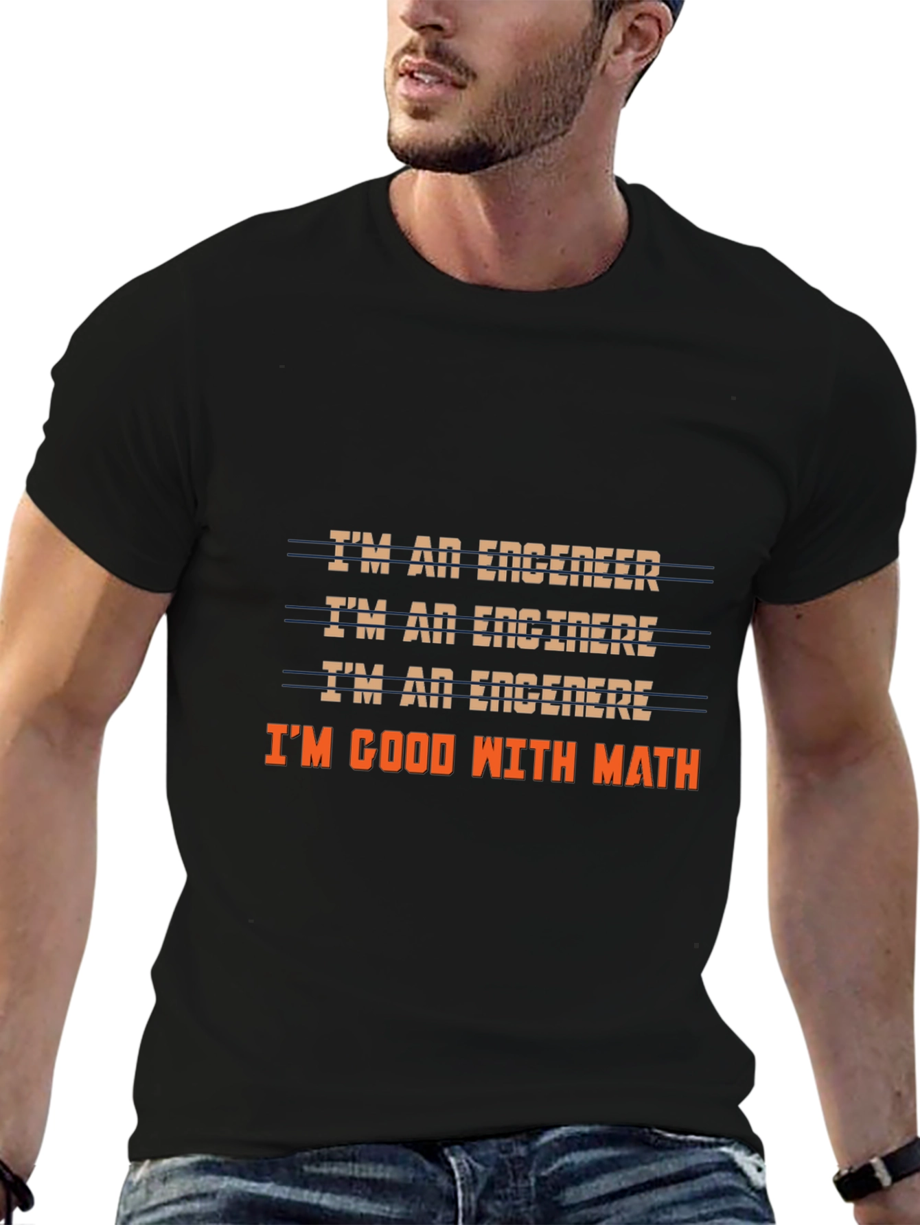 Funny Engineer T-Shirt: Im Good With Math Tee