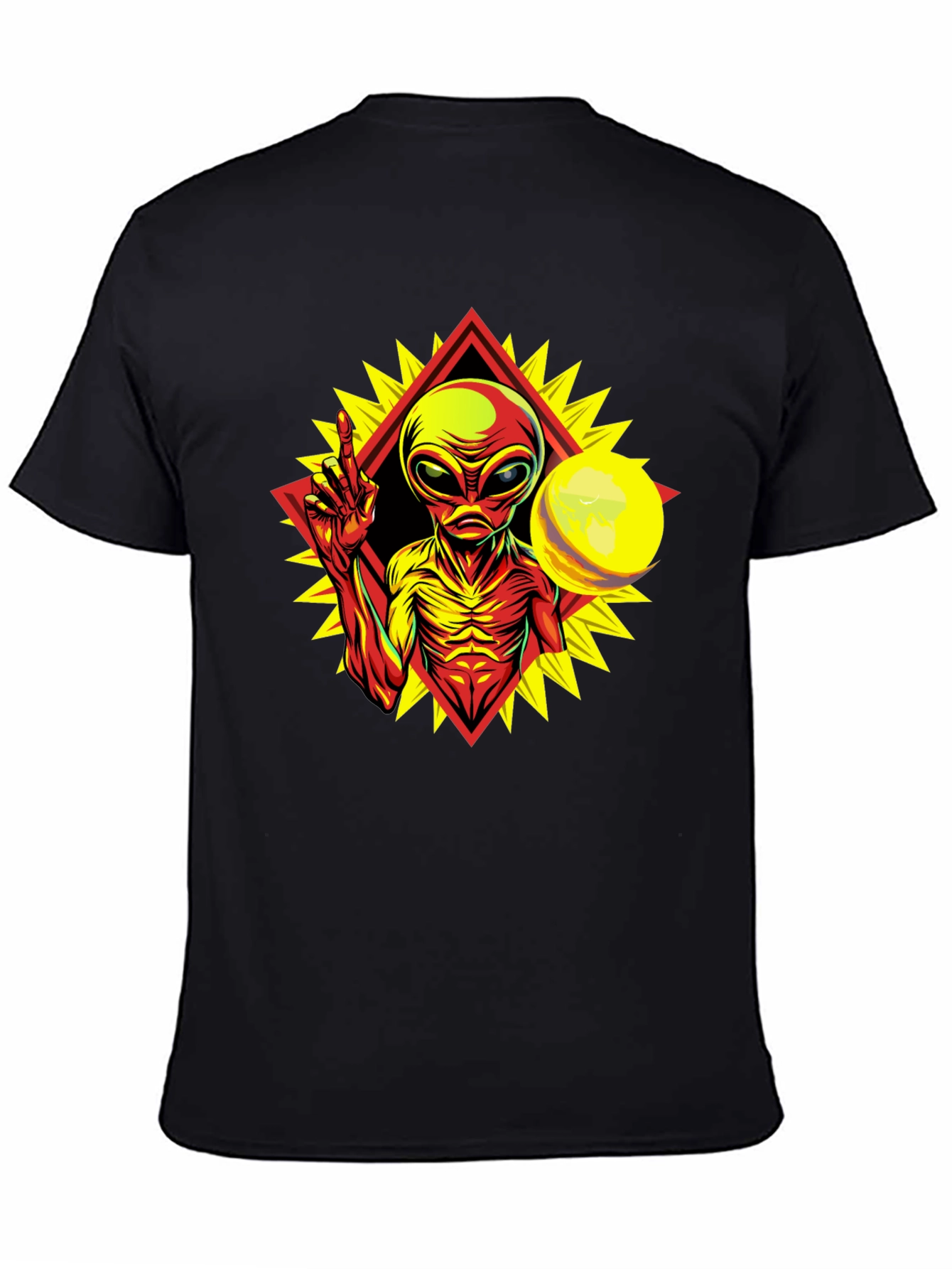 Alien Graphic Tee - Peace Among Worlds!