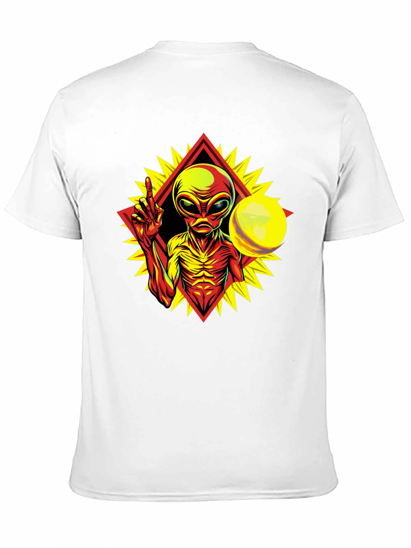 Alien Graphic Tee - Peace Among Worlds!