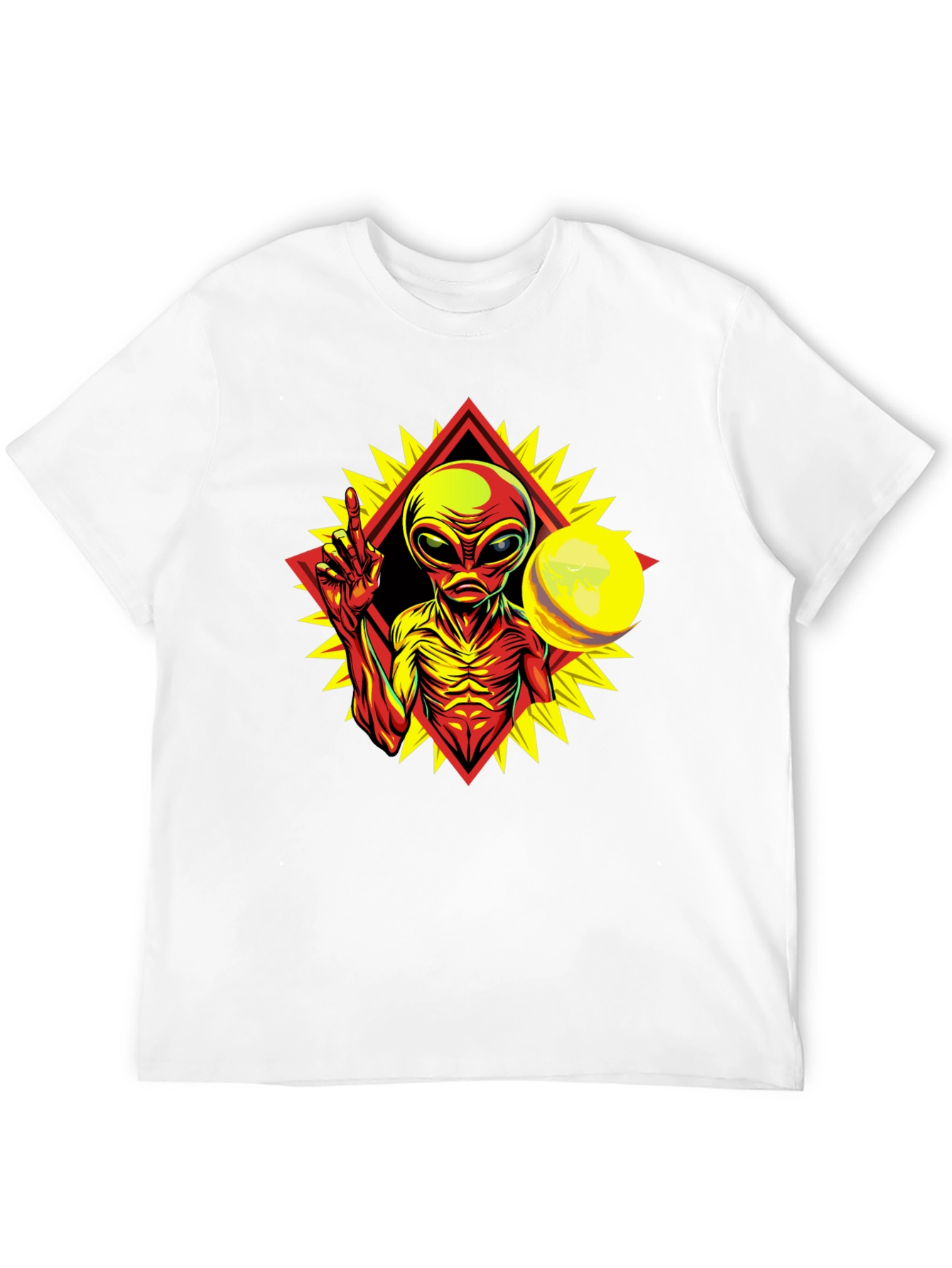 Alien Graphic Tee - Peace Among Worlds!