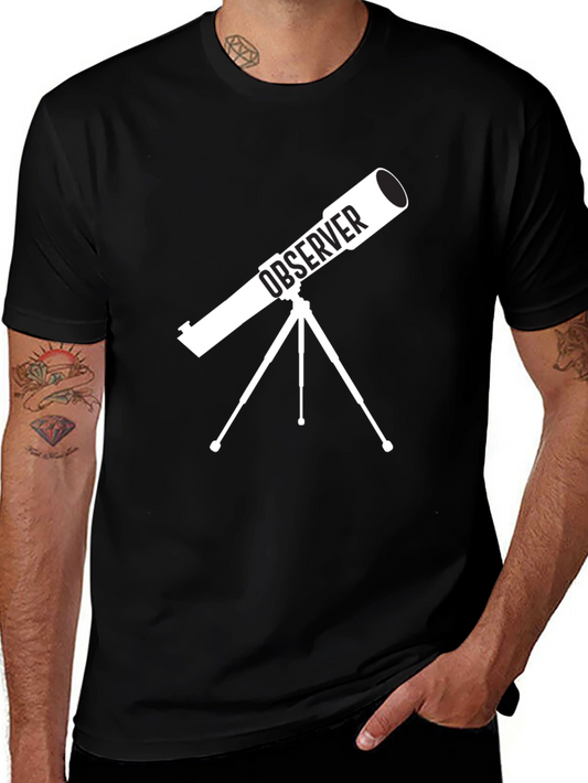 Observer Telescope Graphic T-Shirt