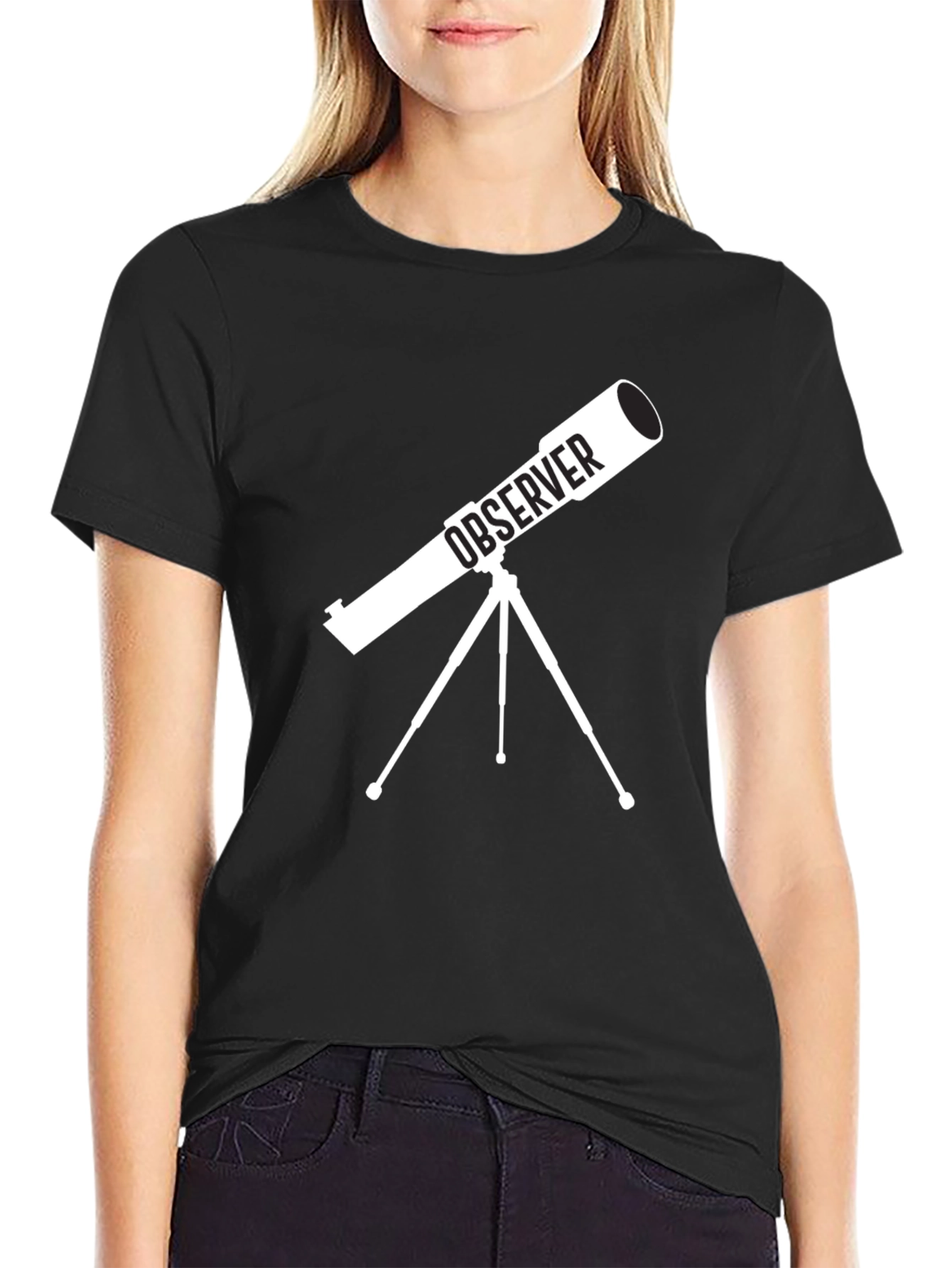 Observer Telescope Graphic T-Shirt