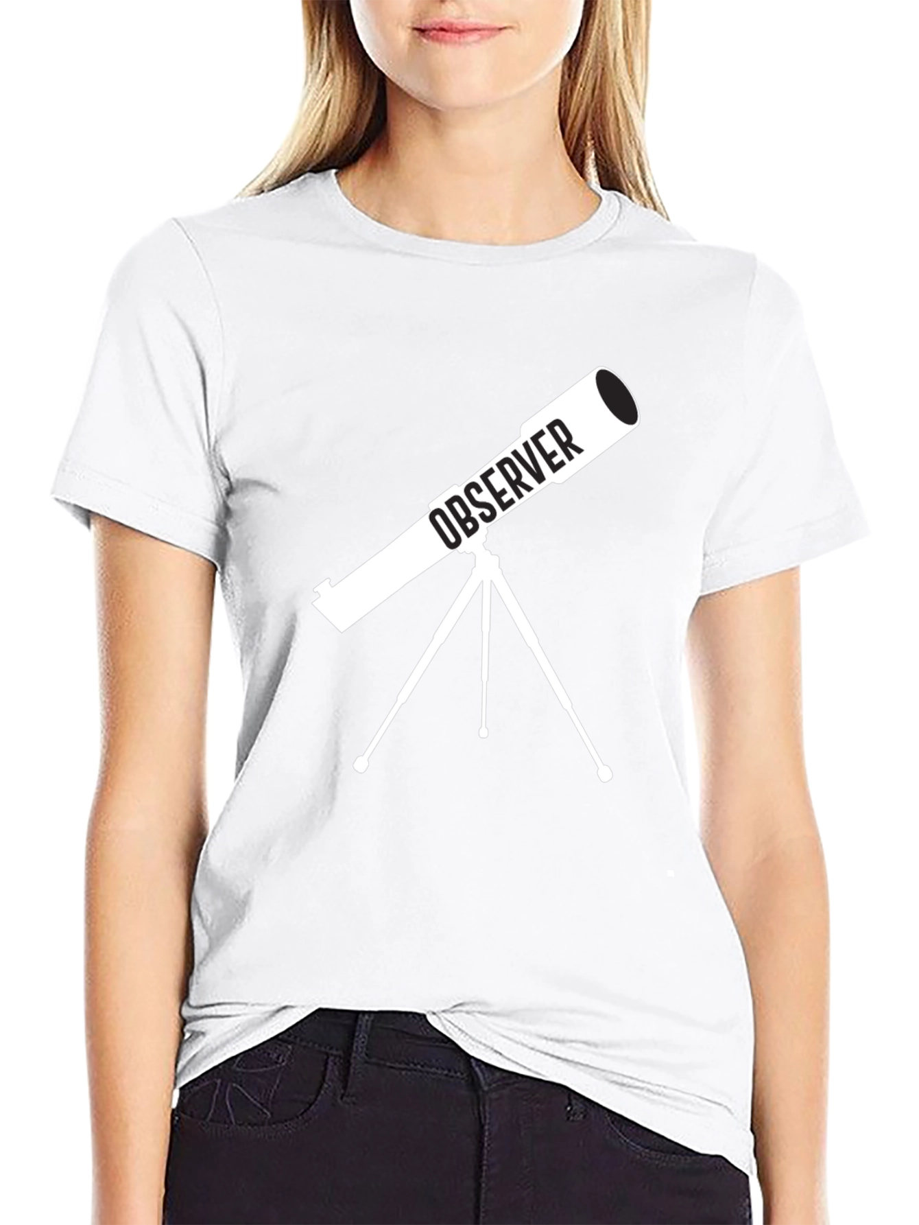 Observer Telescope Graphic T-Shirt