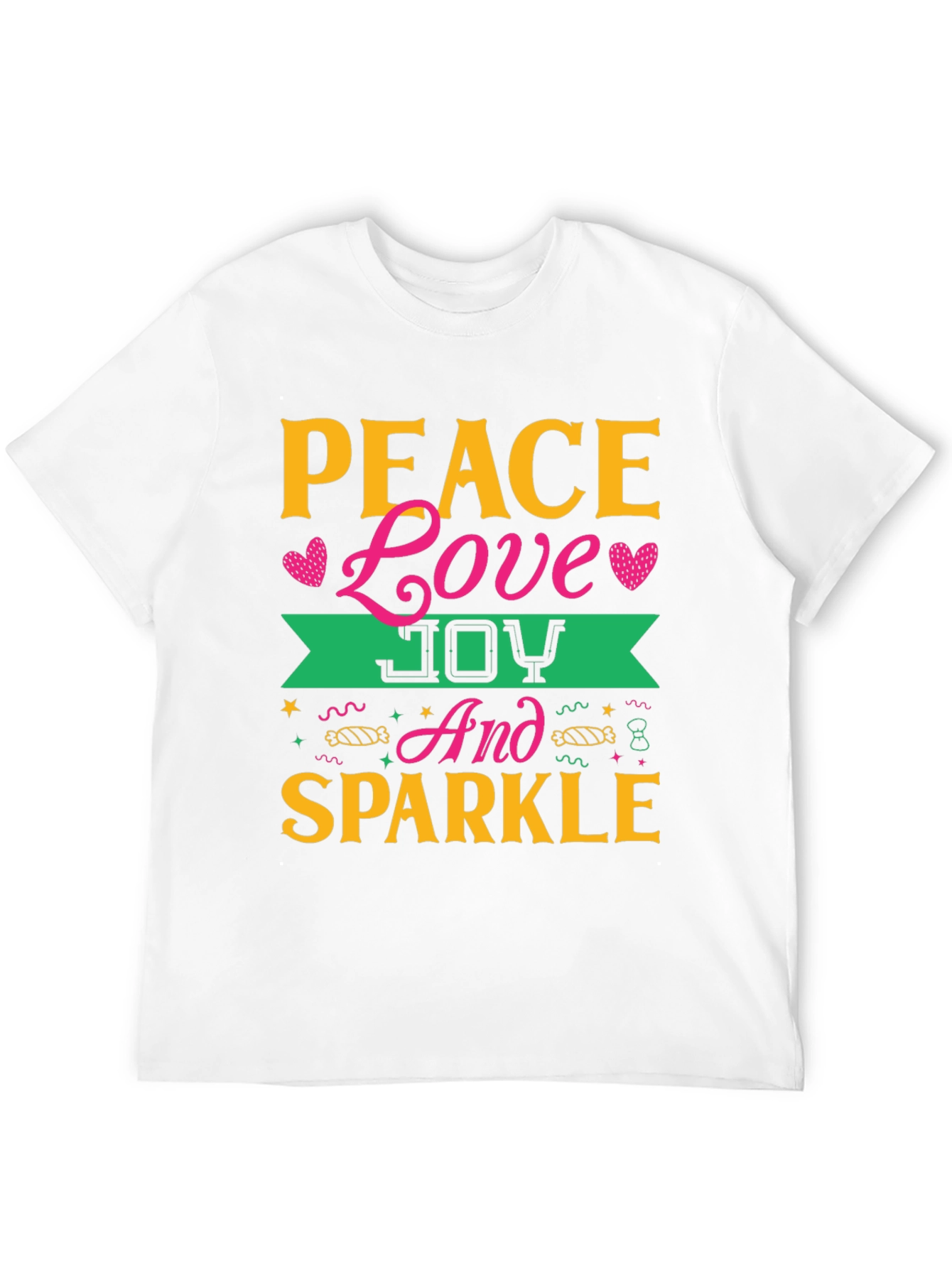 Peace Love Joy Sparkle T-Shirt