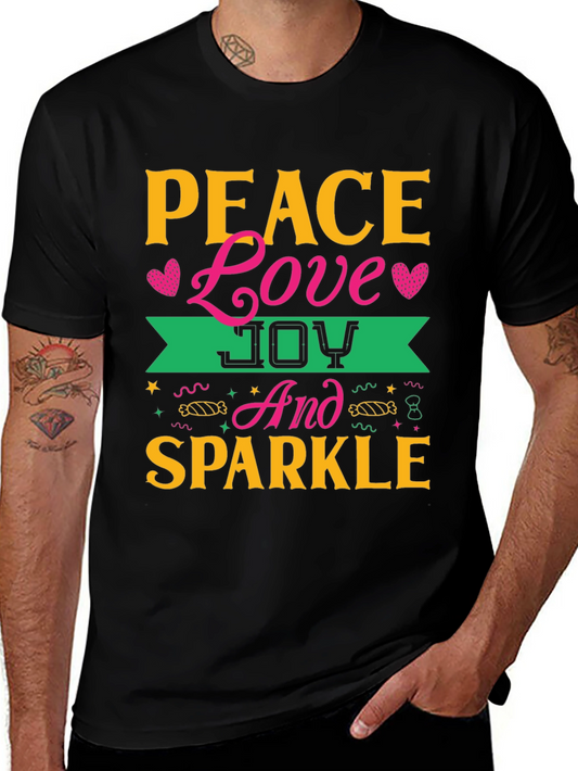Peace Love Joy Sparkle T-Shirt