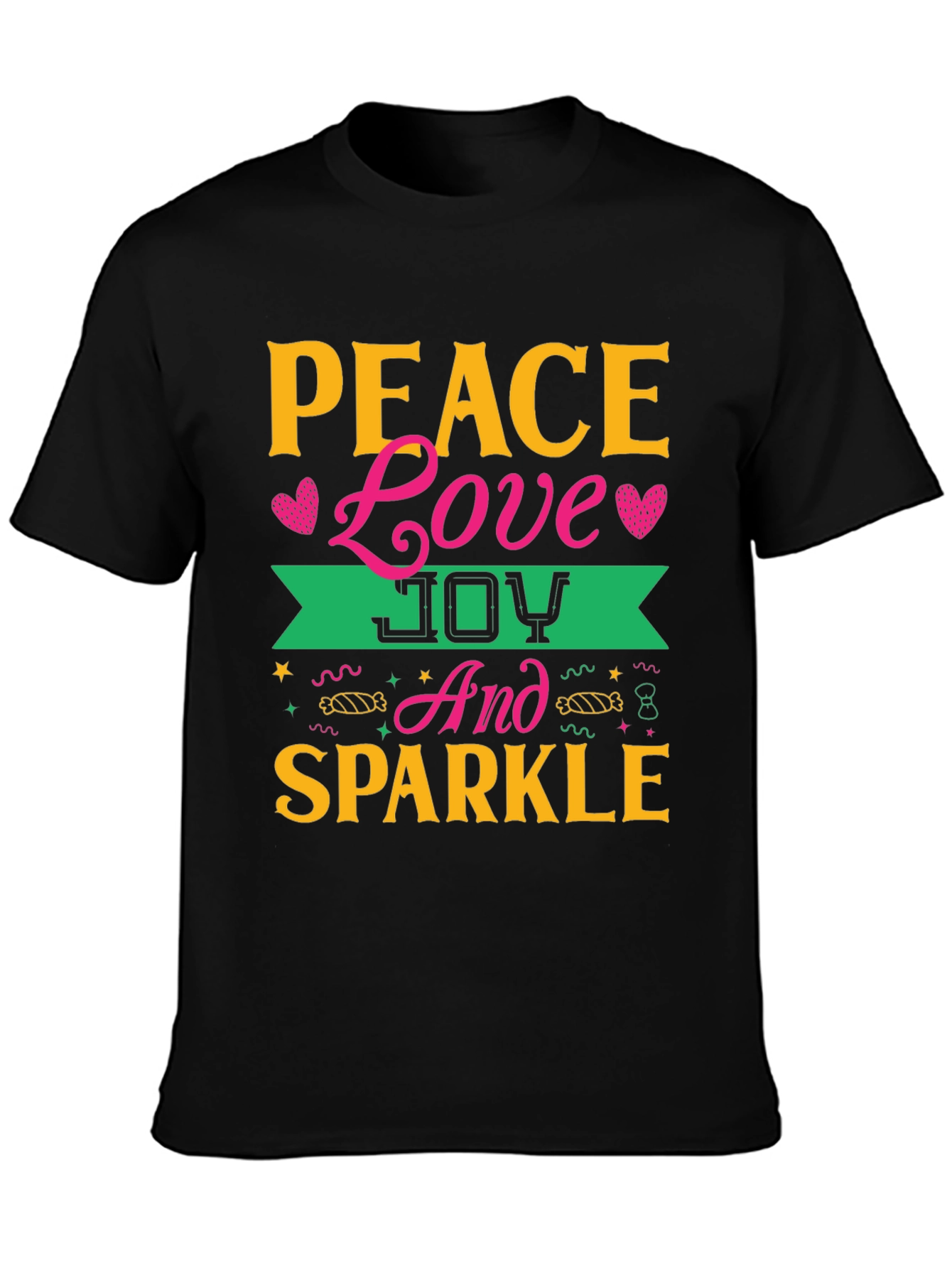 Peace Love Joy Sparkle T-Shirt