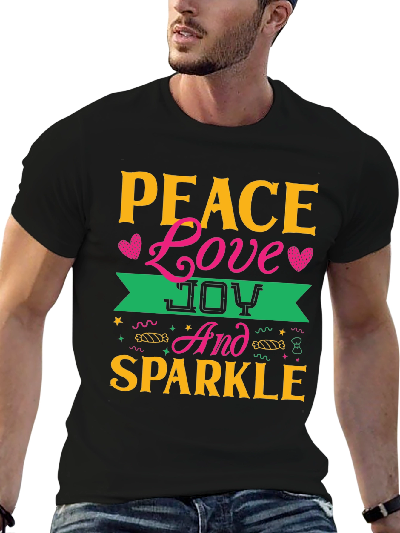 Peace Love Joy Sparkle T-Shirt