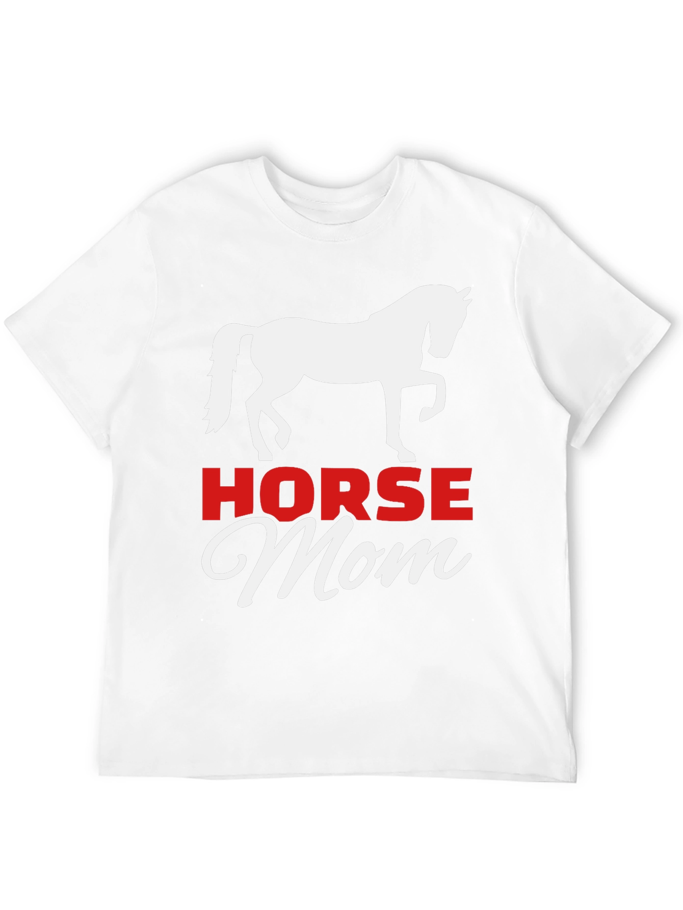 Horse Mom Graphic Tee - Equestrian Lover Shirt