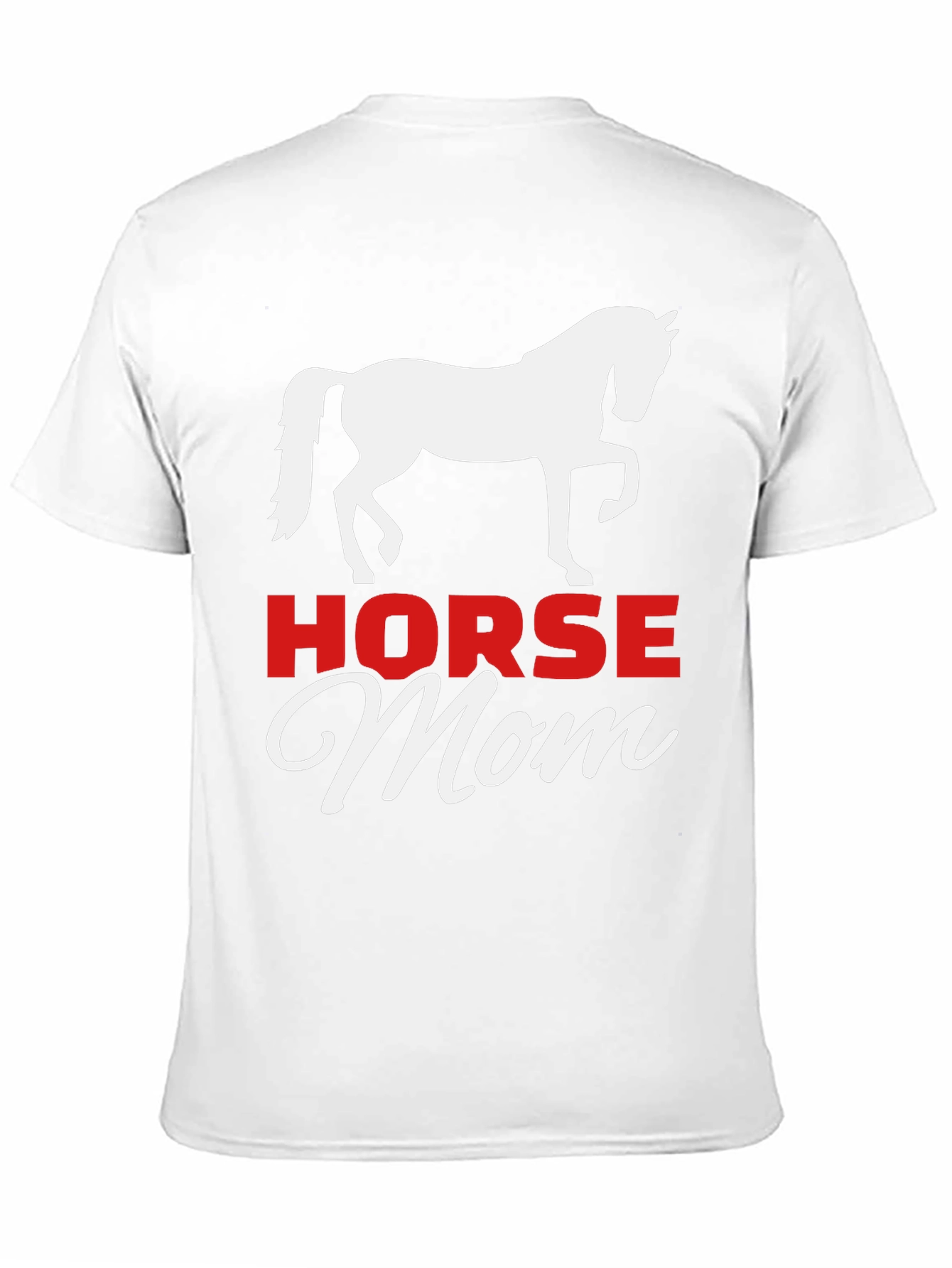 Horse Mom Graphic Tee - Equestrian Lover Shirt