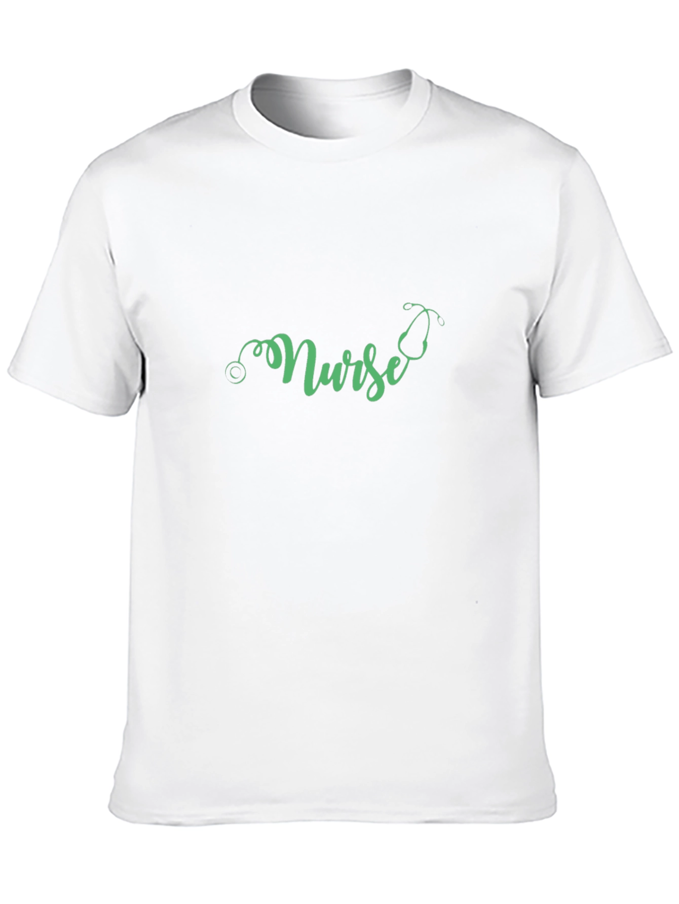 Nurse Stethoscope Graphic Tee - Black T-Shirt