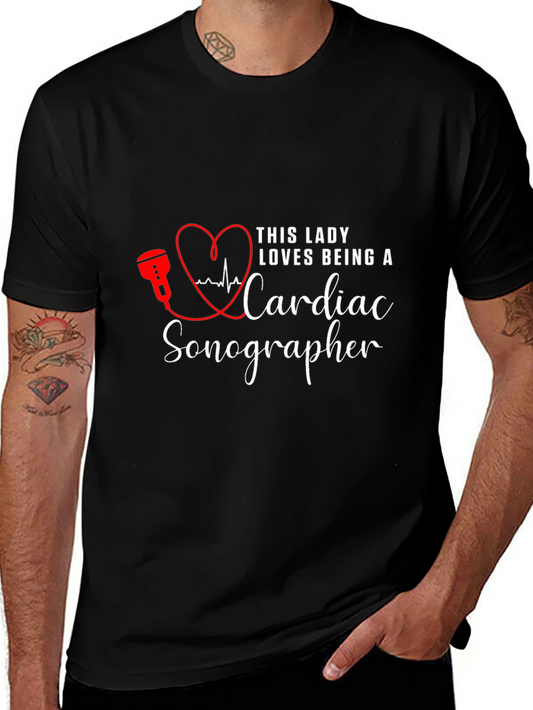 Cardiac Sonographer Tee - Love What You Do!