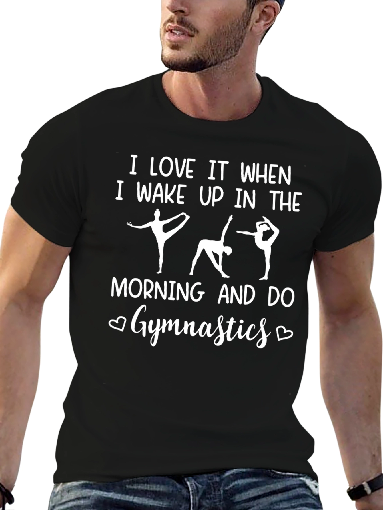 Gymnastics Lover Black T-Shirt