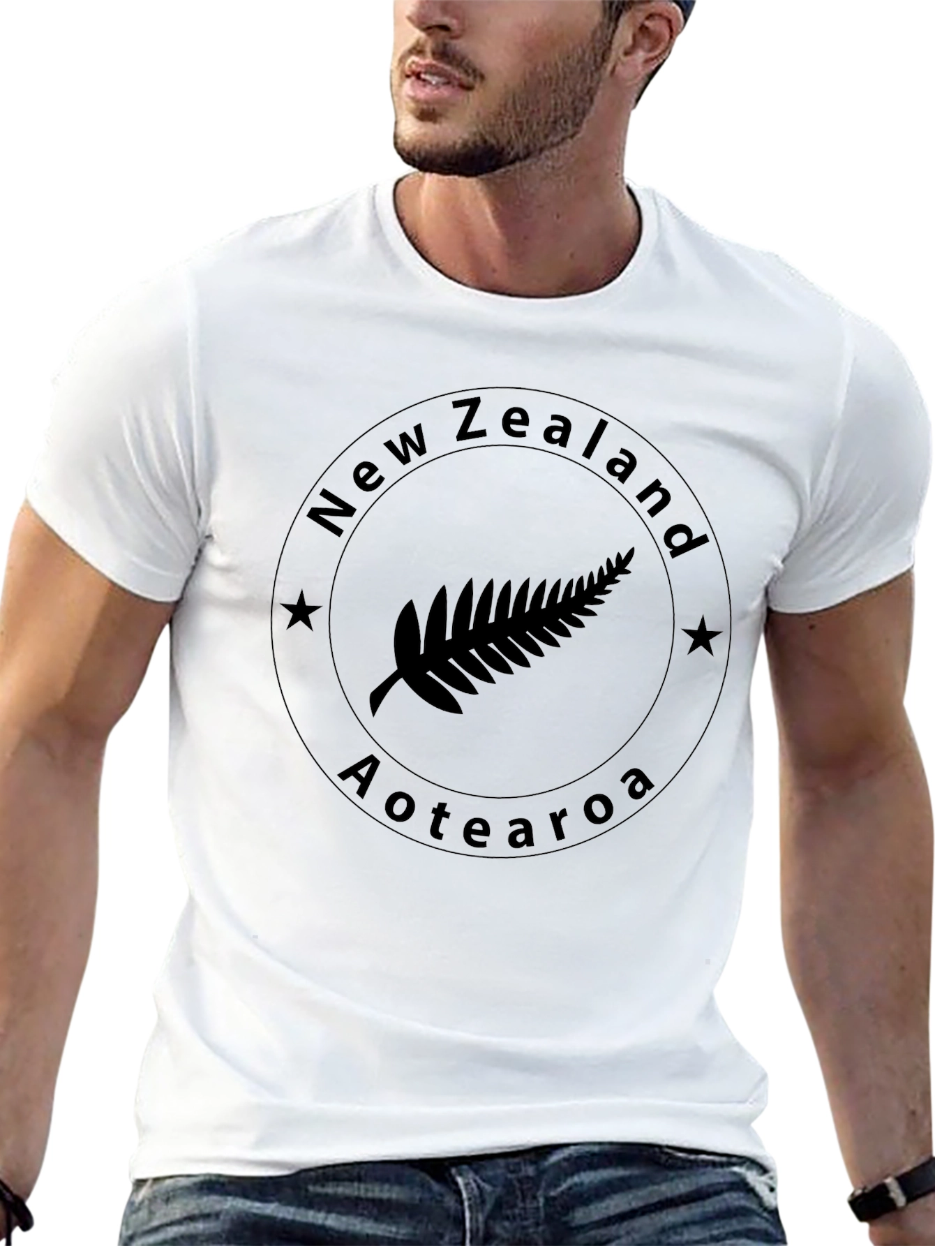 New Zealand Aotearoa Fern Graphic Tee