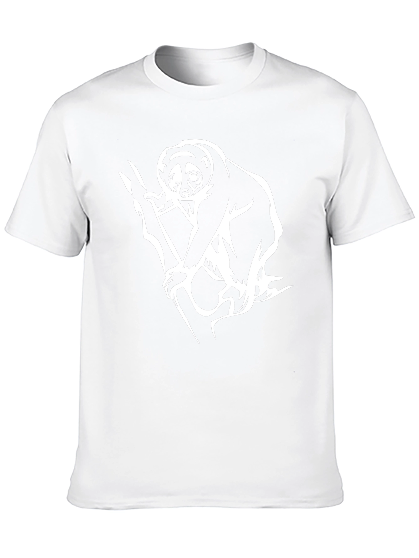 Slow Loris Graphic Tee - Black Cotton Shirt