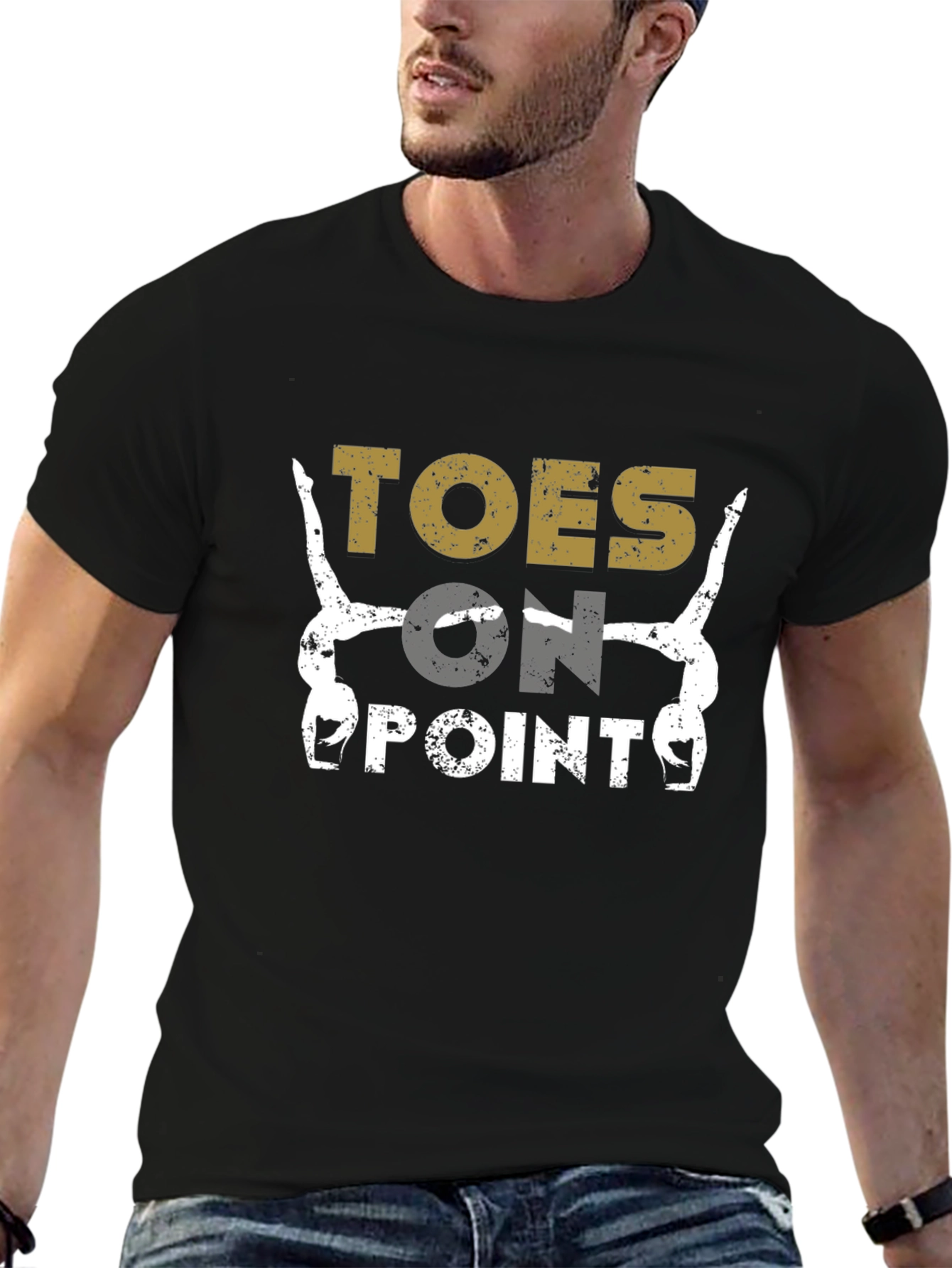 Toes on Point Gymnastics Graphic T-Shirt